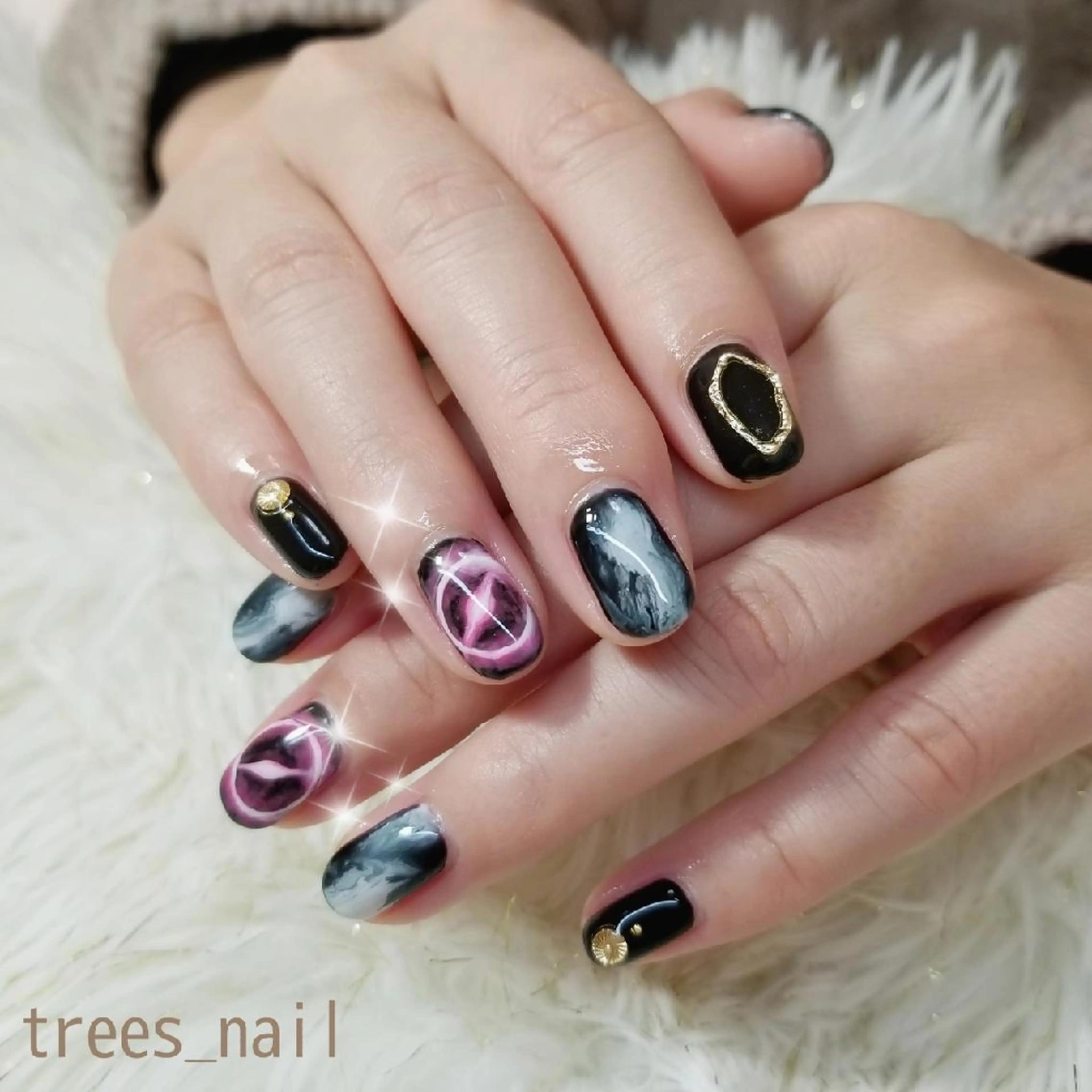 ネイル ハンドネイル フットネイル trees_ nailのネイルデザイン