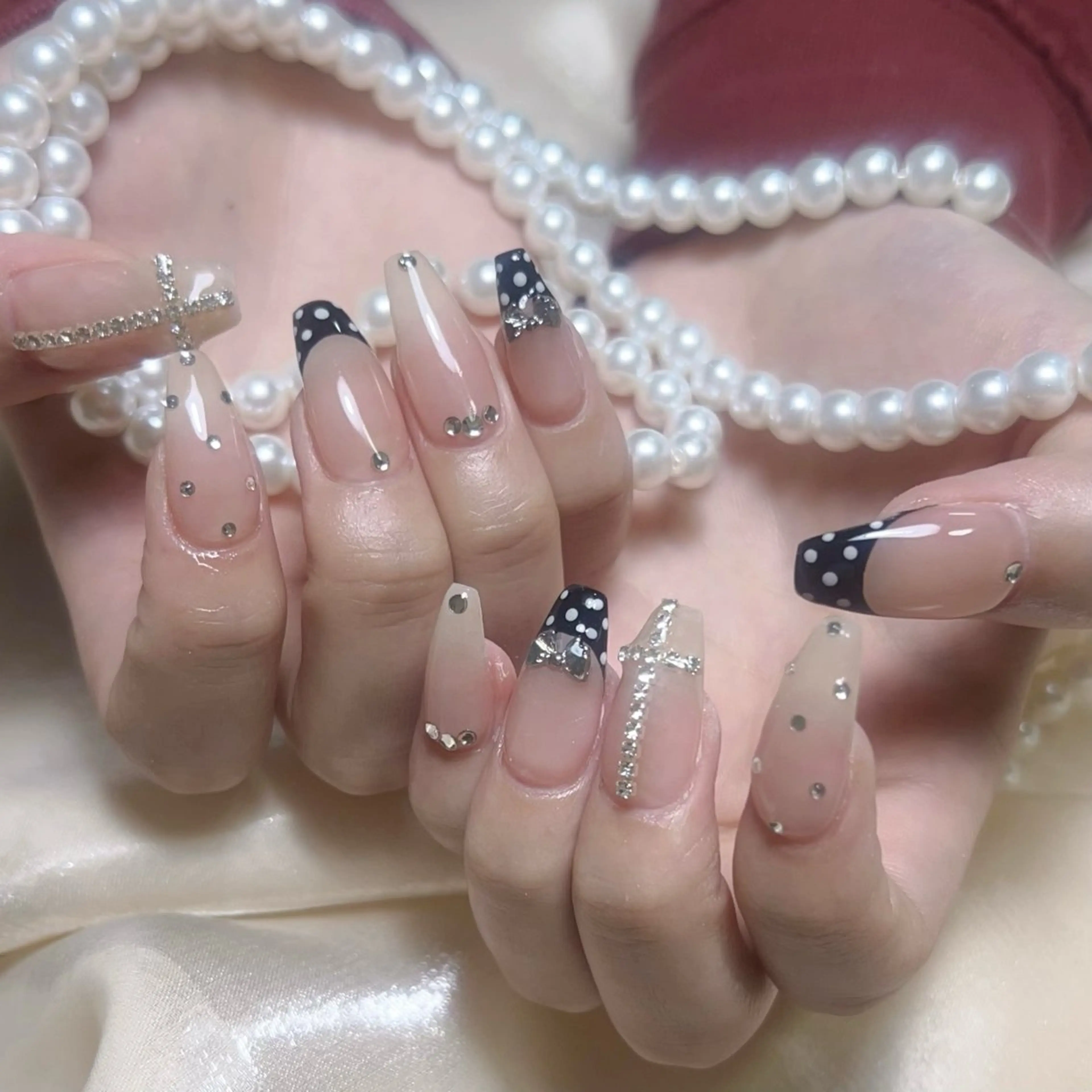 メンズ ネイル メンズ韓国風 アートネイル オーロラネイル ガーリー キラキラネイル ハンドネイル Nail salon 木にいるのネイルデザイン