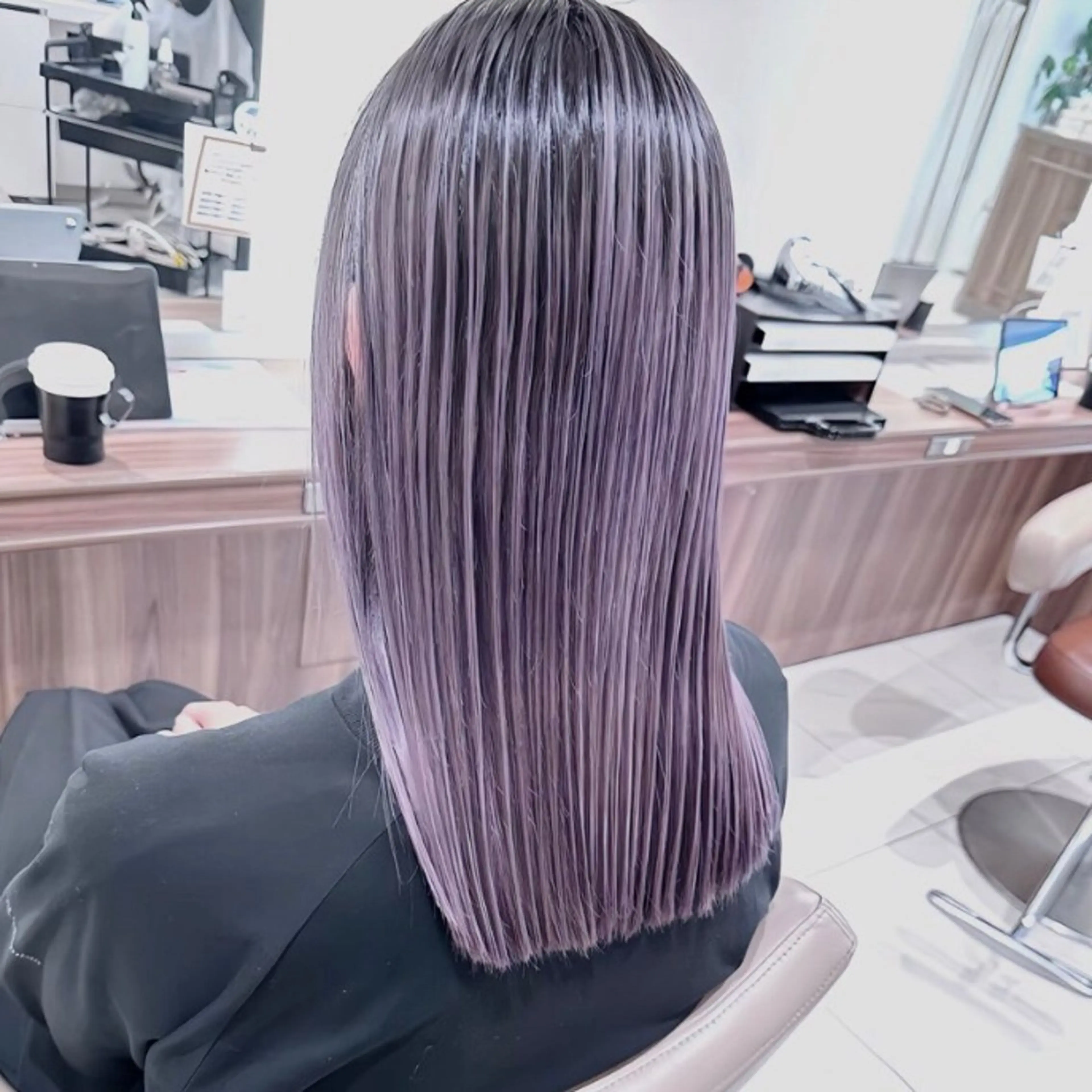 カラー ブリーチ ラベンダーカラー 大宮ブリーチ×髪質 改善カラー/Meguのヘアスタイル