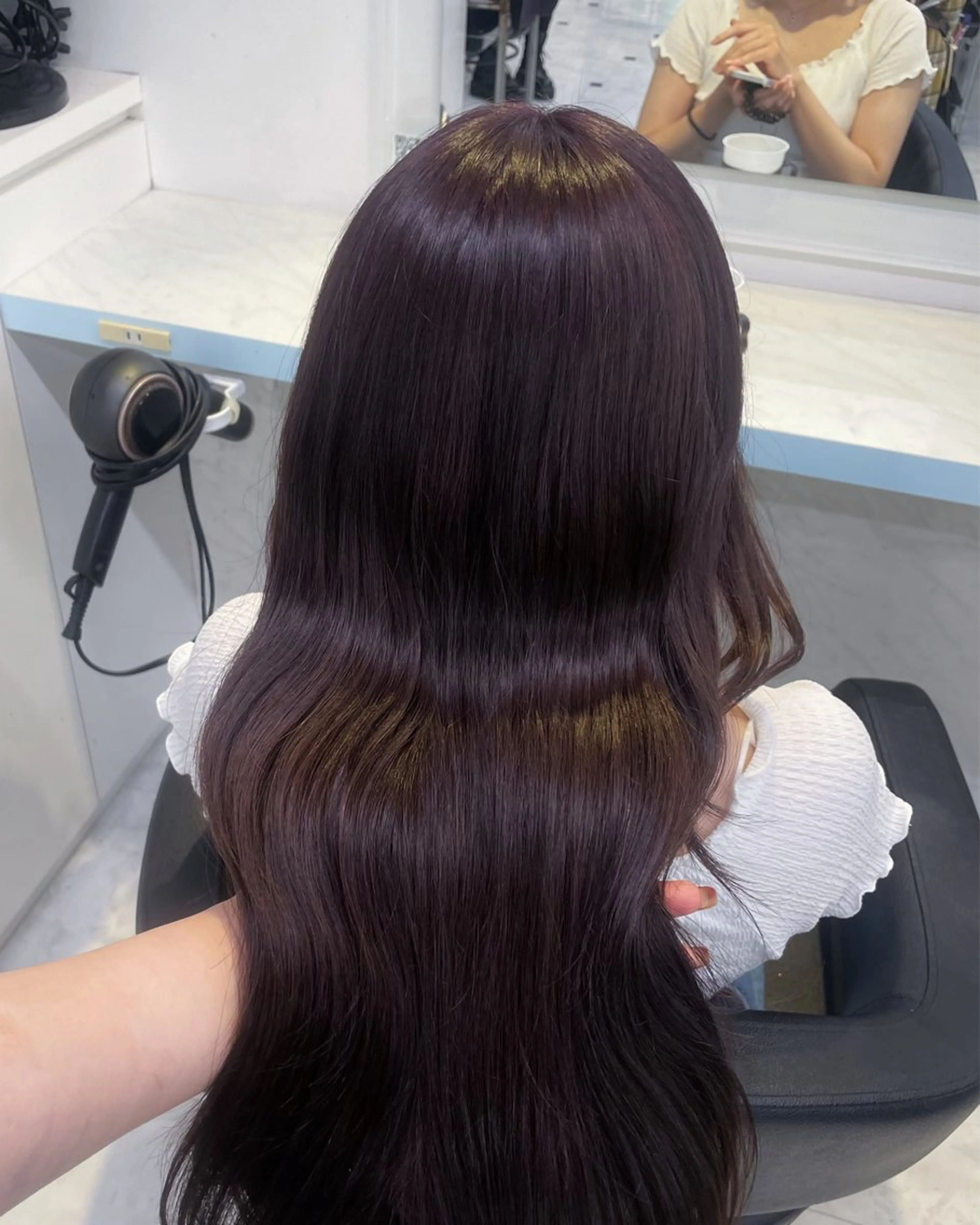 ロング カラー ヘアカラー 【美髪矯正/絹髪】 🎀hinano🎀のヘアスタイル