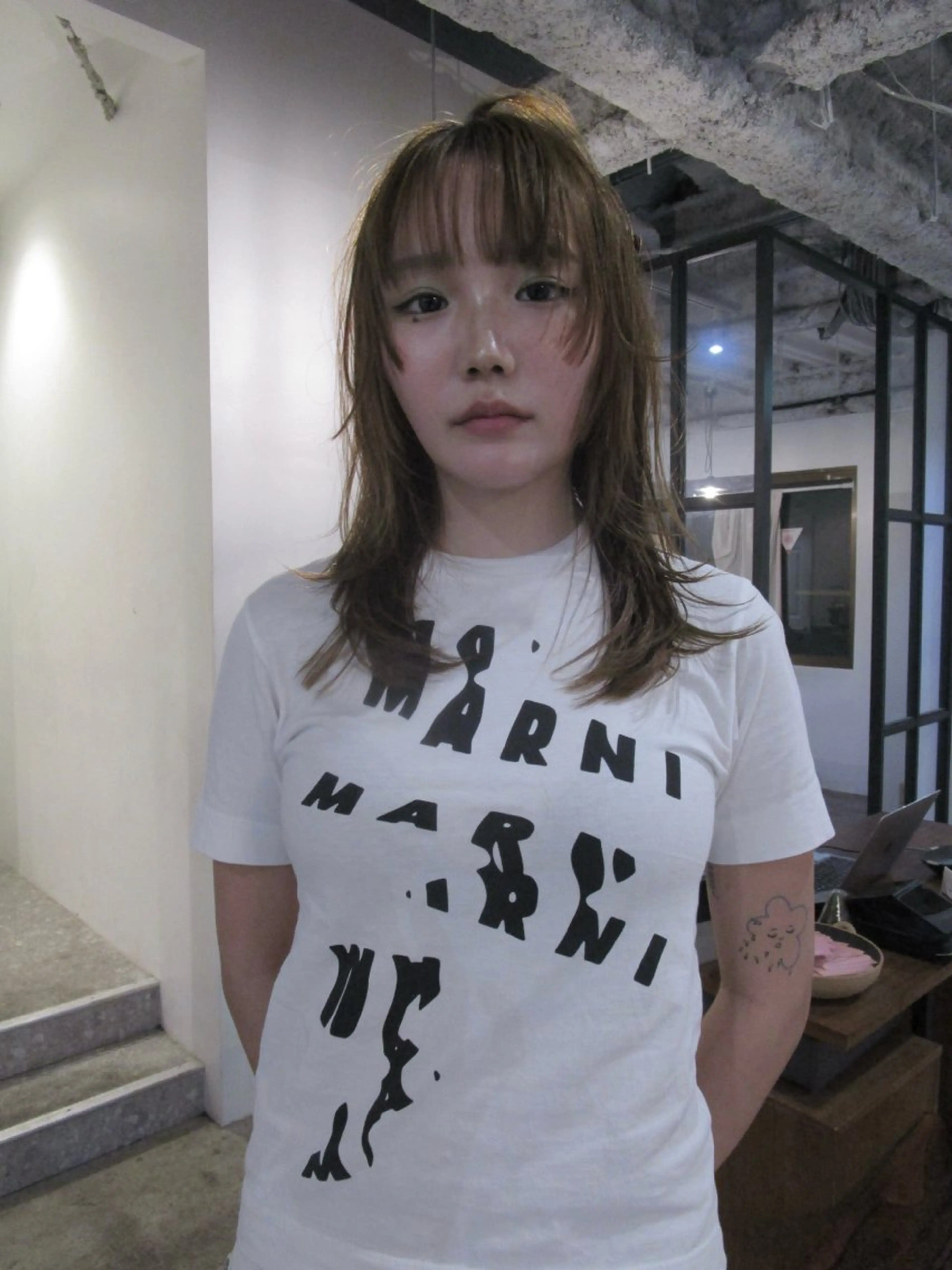 ミディアム レイヤーカット カット yu maのヘアスタイル