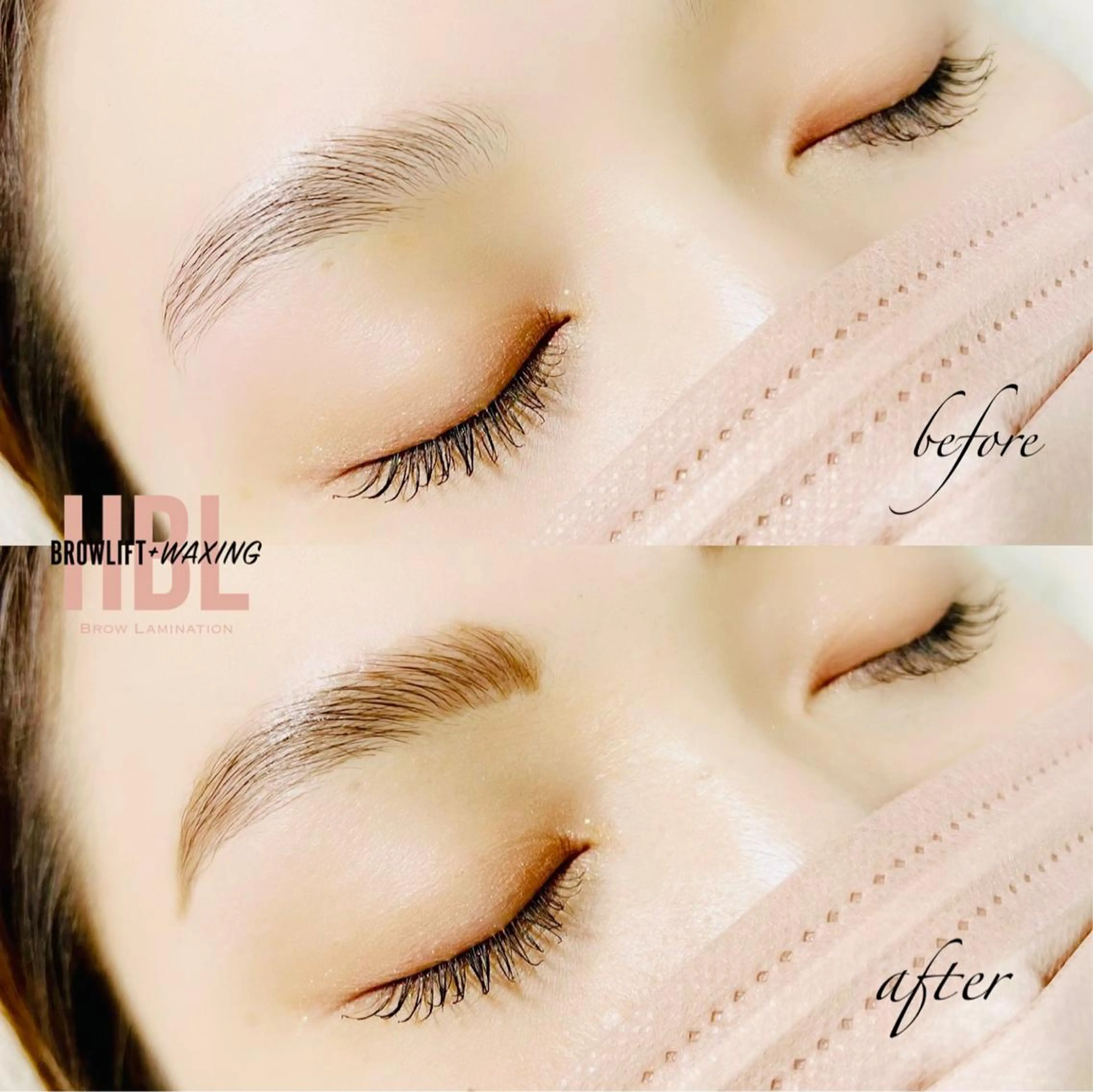 アイブロウ 眉カラー ハリウッドブロウリフト 眉毛ワックス脱毛 ワックス脱毛 その他(アイブロウ) eyelash presh yukaのマツエク・マツパデザイン