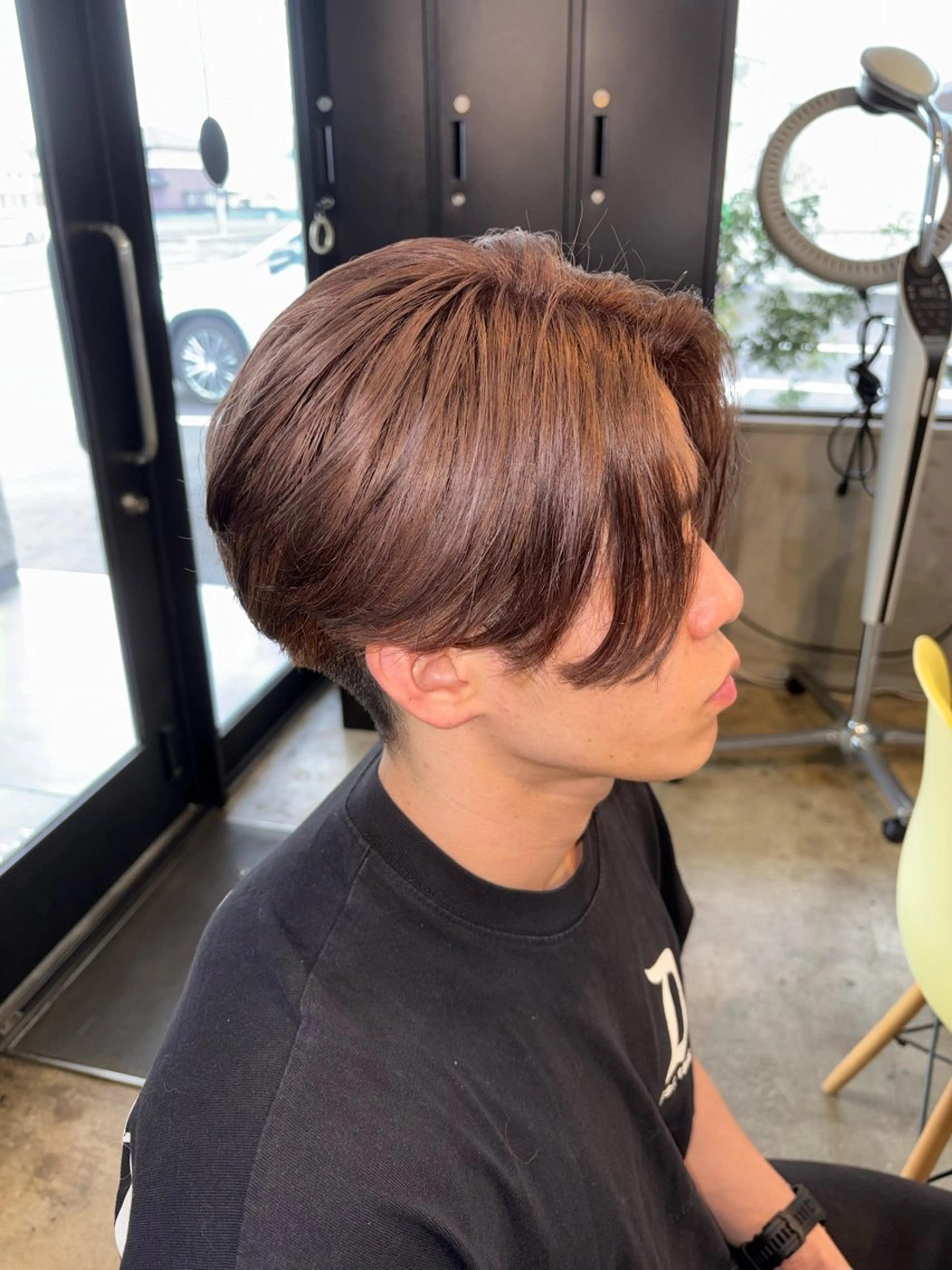 ミディアム カラー メンズサロン soshiのヘアスタイル