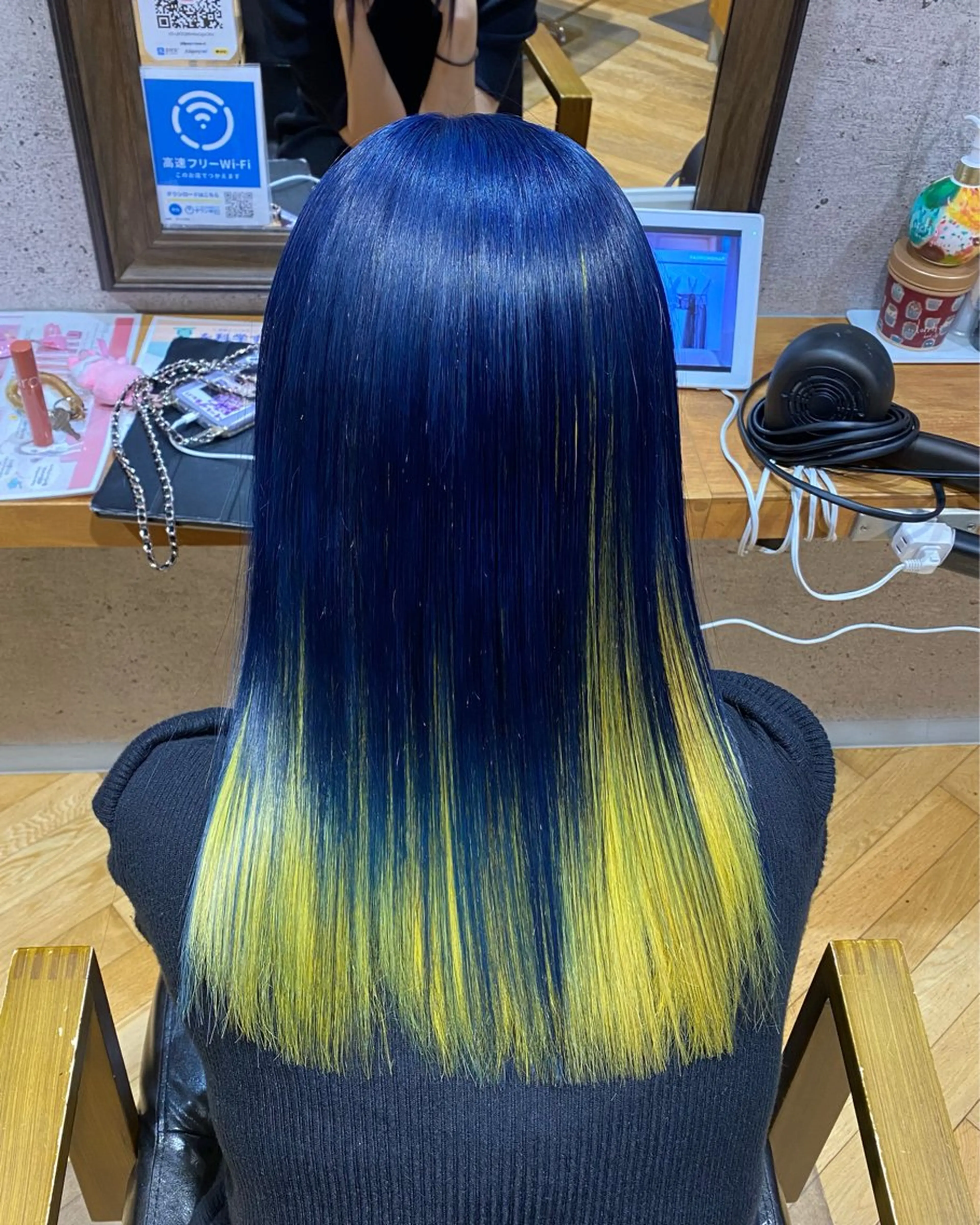 ロング カラー カット ヘアカラー トリートメント 久保 敏之のヘアスタイル