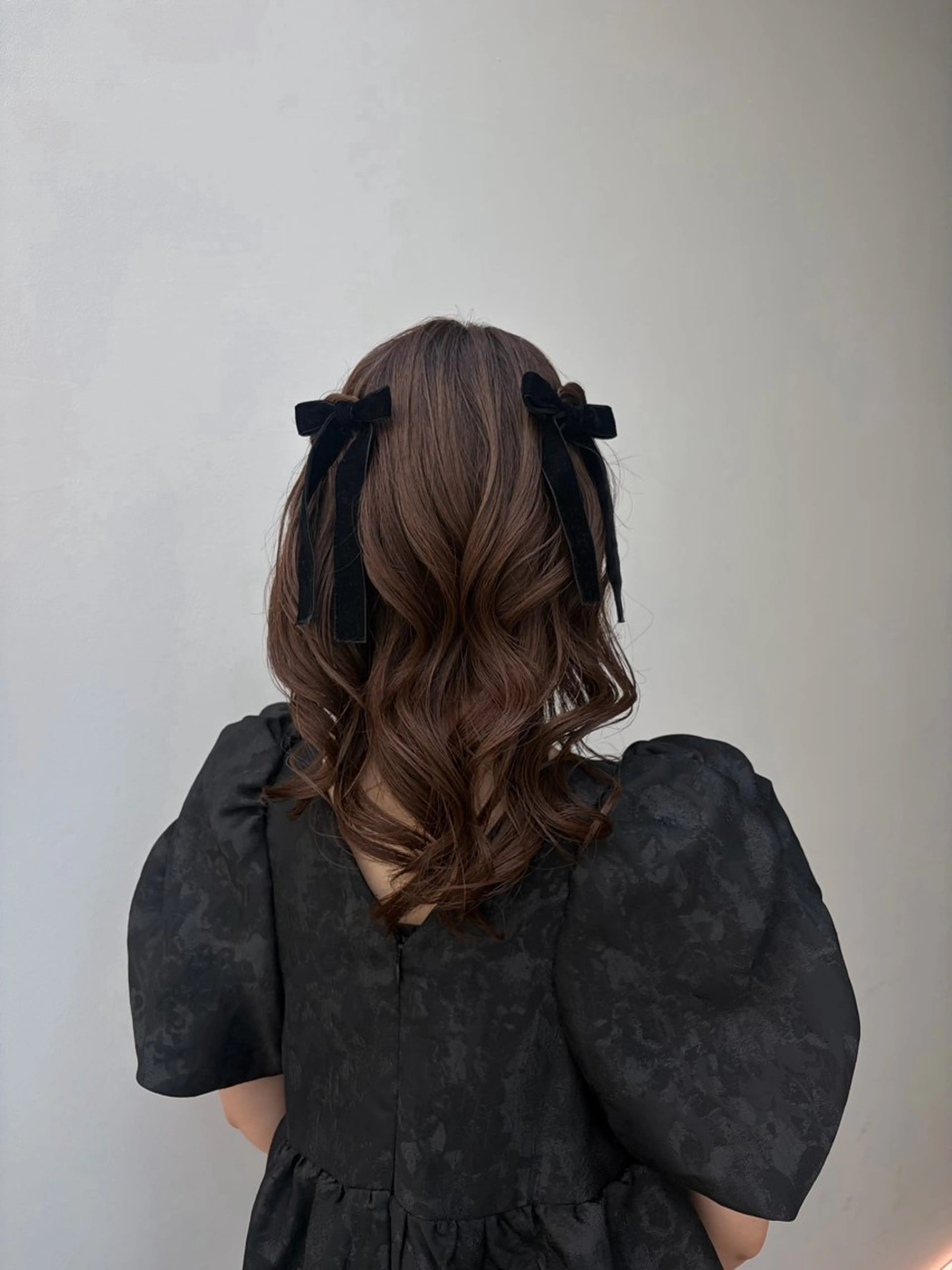 ミディアム ヘアアレンジ サオリ仙台・上品モテ カラーヘアセット🩰のヘアスタイル