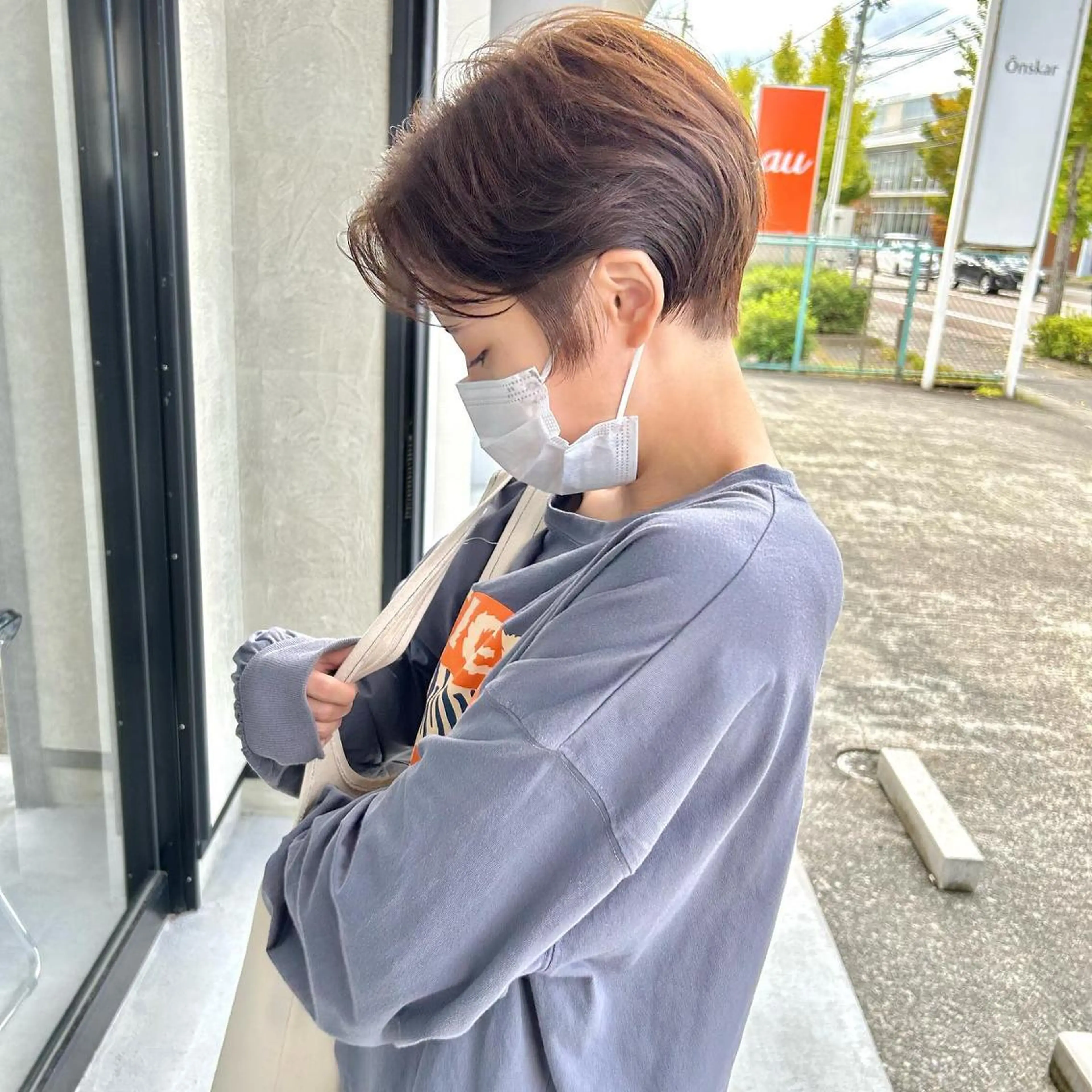 ショート ショートヘア 河原 亮のヘアスタイル