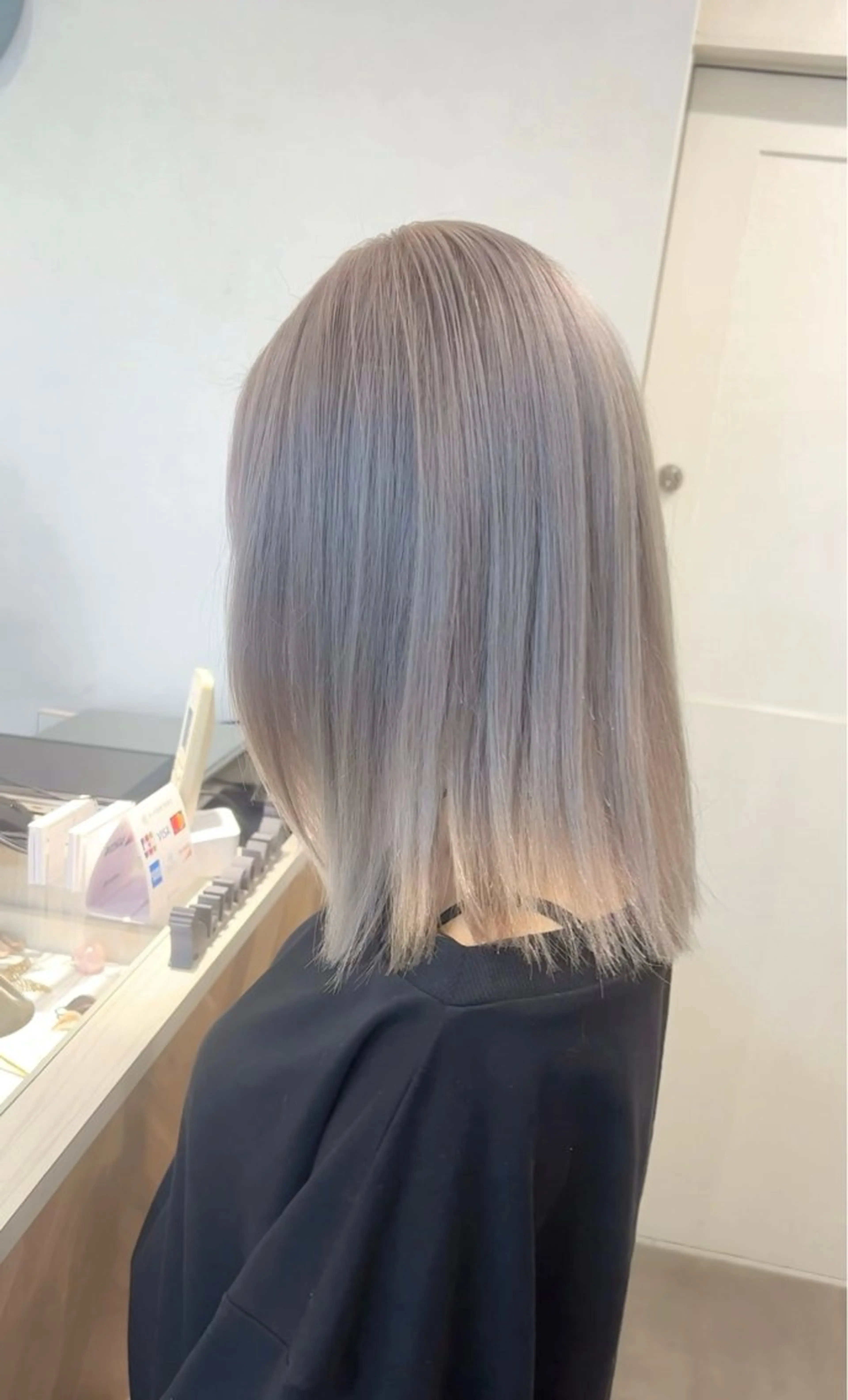 ミディアム たかはし るなのヘアスタイル