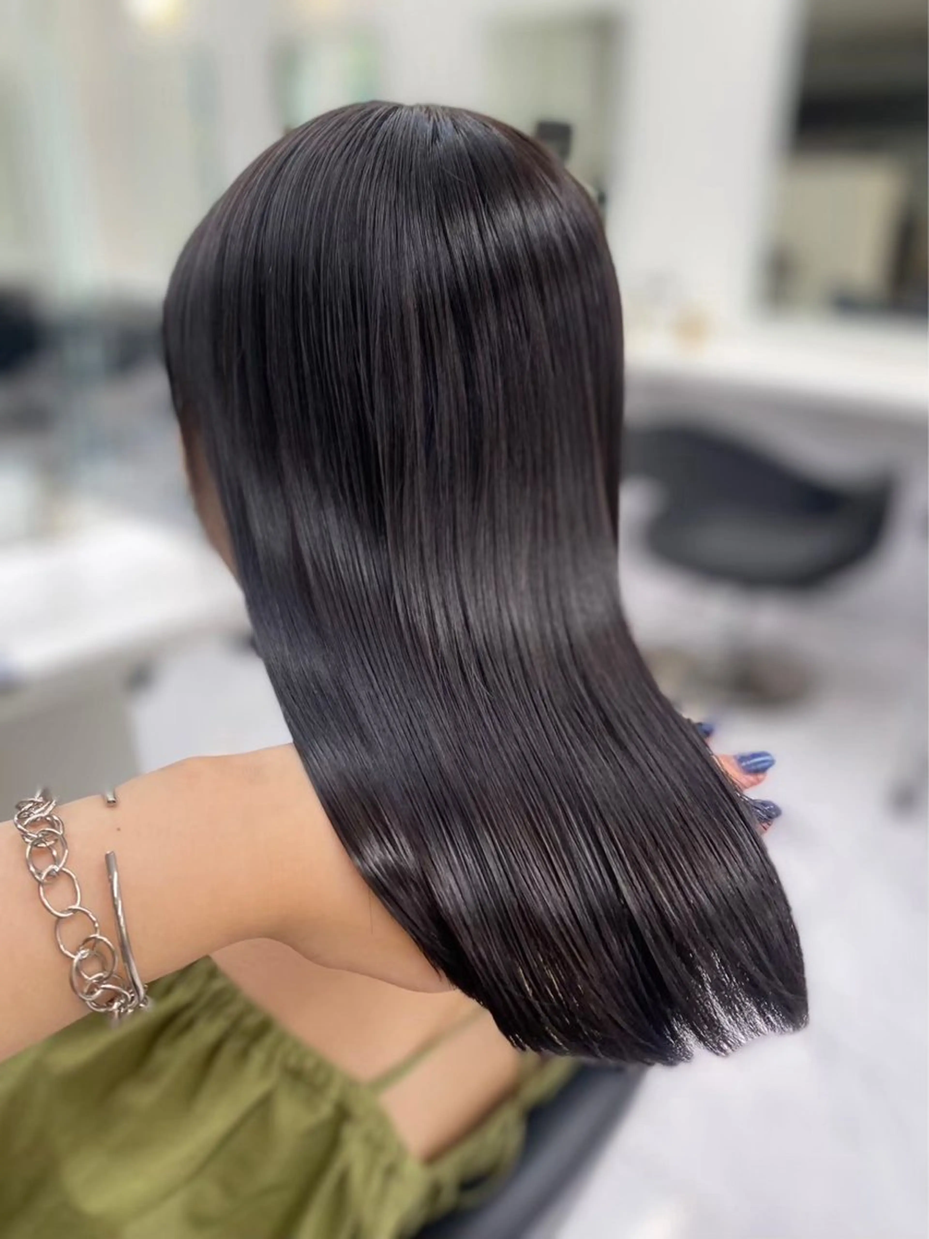 ミディアム カラー パーマ Over hair_ misakiのヘアスタイル