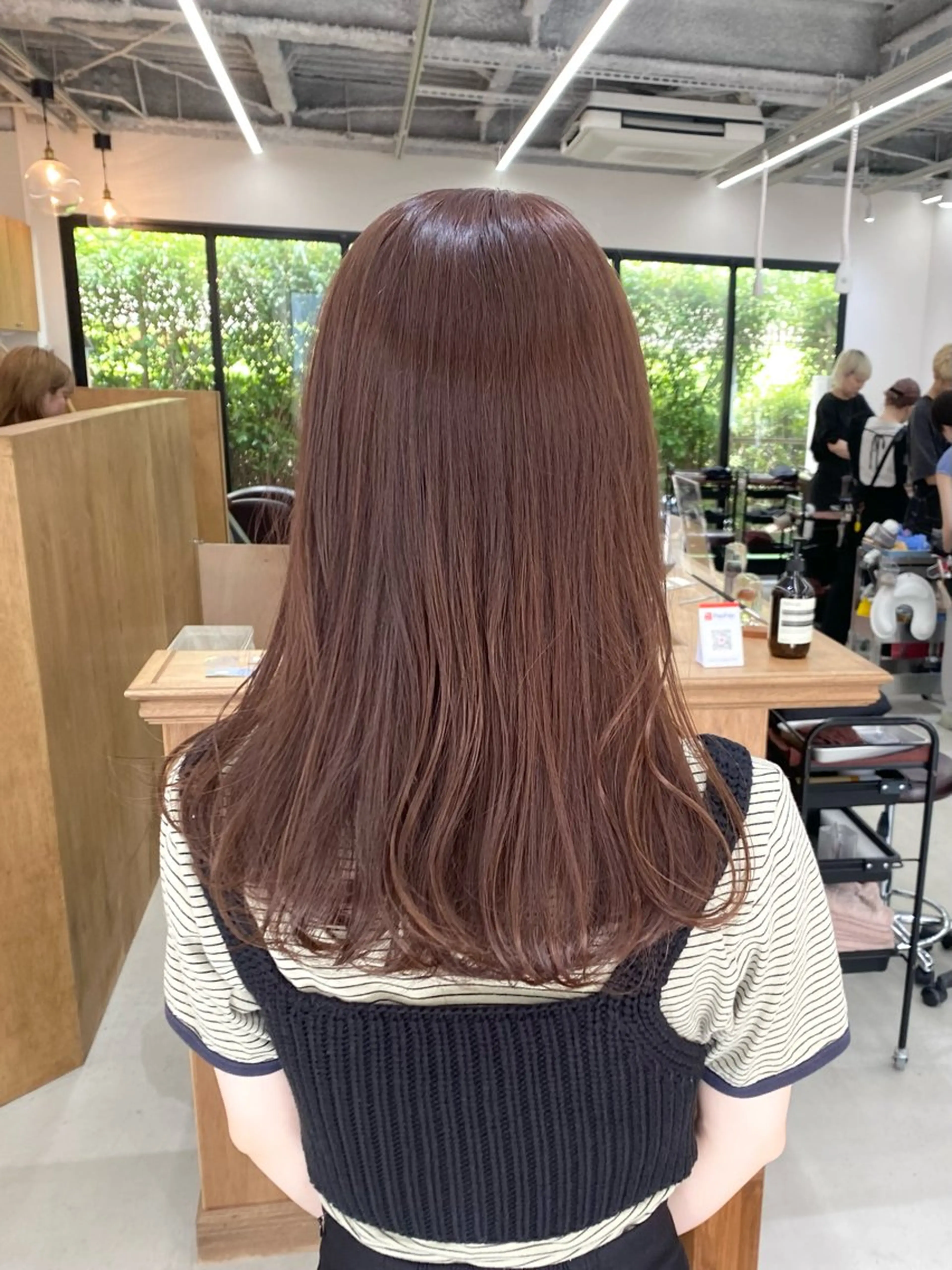 セミロング カラー ヘアアレンジ ベージュカラー ブリーチ ラベンダーカラー ブリーチなしカラー カット ヘアカラー トリートメント ハル🌸柔色/ ブリーチなし/艶髪のヘアスタイル