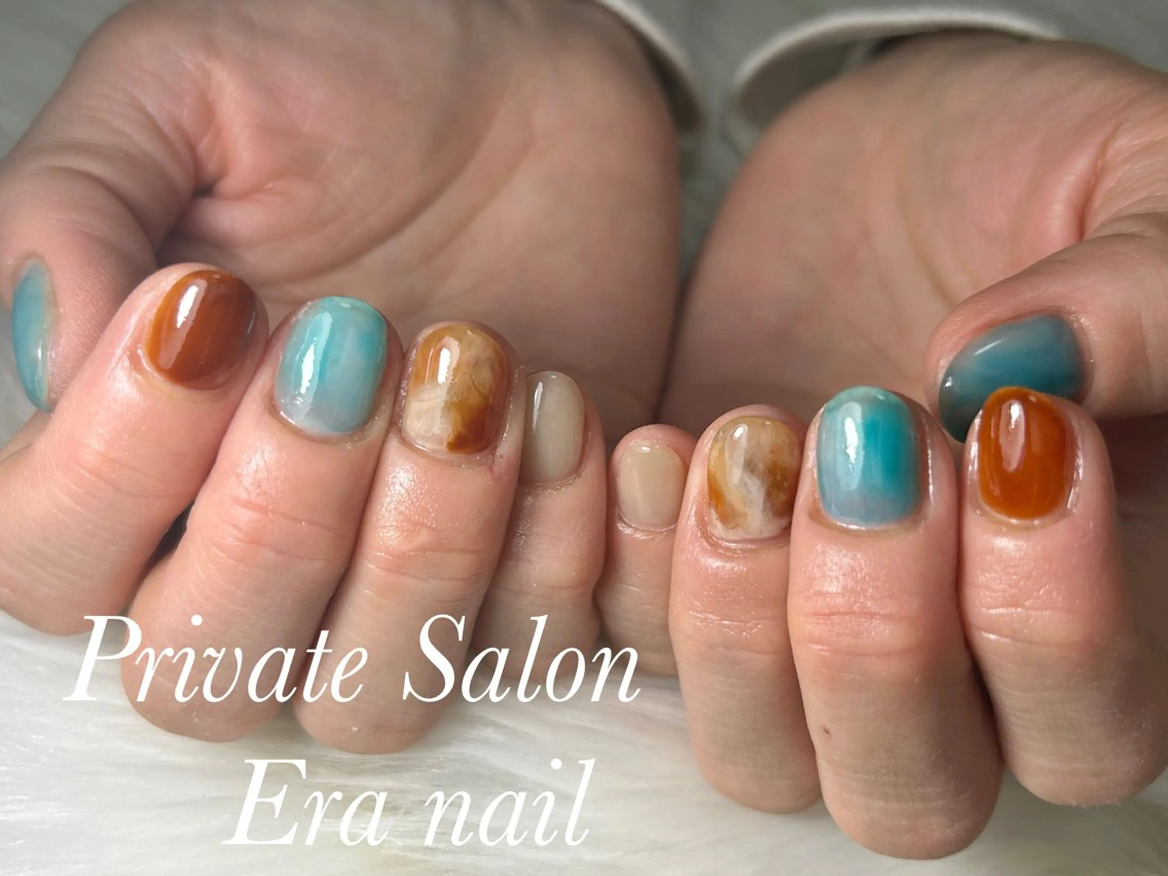 ネイル ニュアンスネイル ハンドネイル Era nailのネイルデザイン