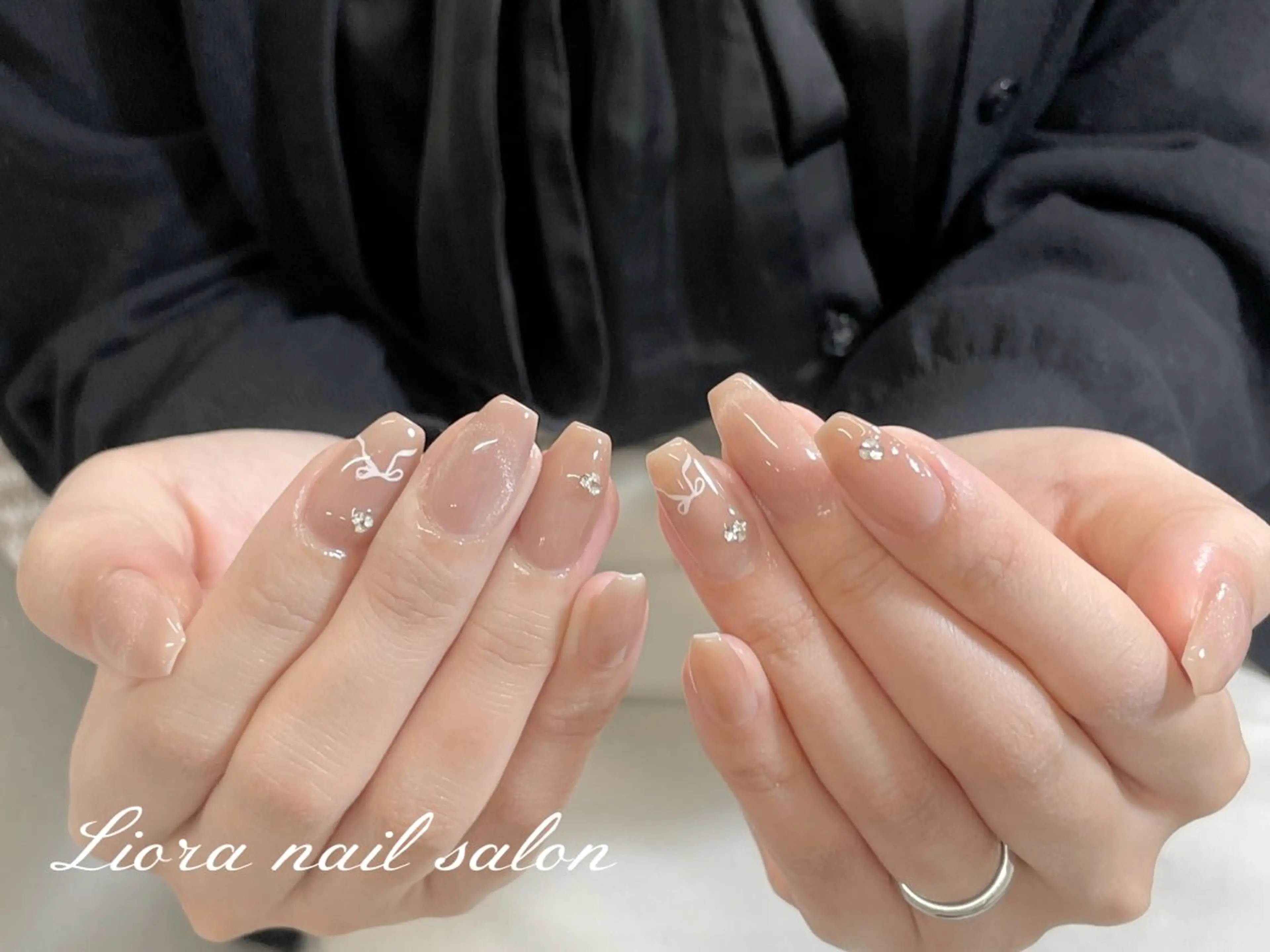ネイル チークネイル フットネイル フレンチネイル ジェルネイル ガーリー ハンドネイル Liora nail スカルプ専門店のネイルデザイン