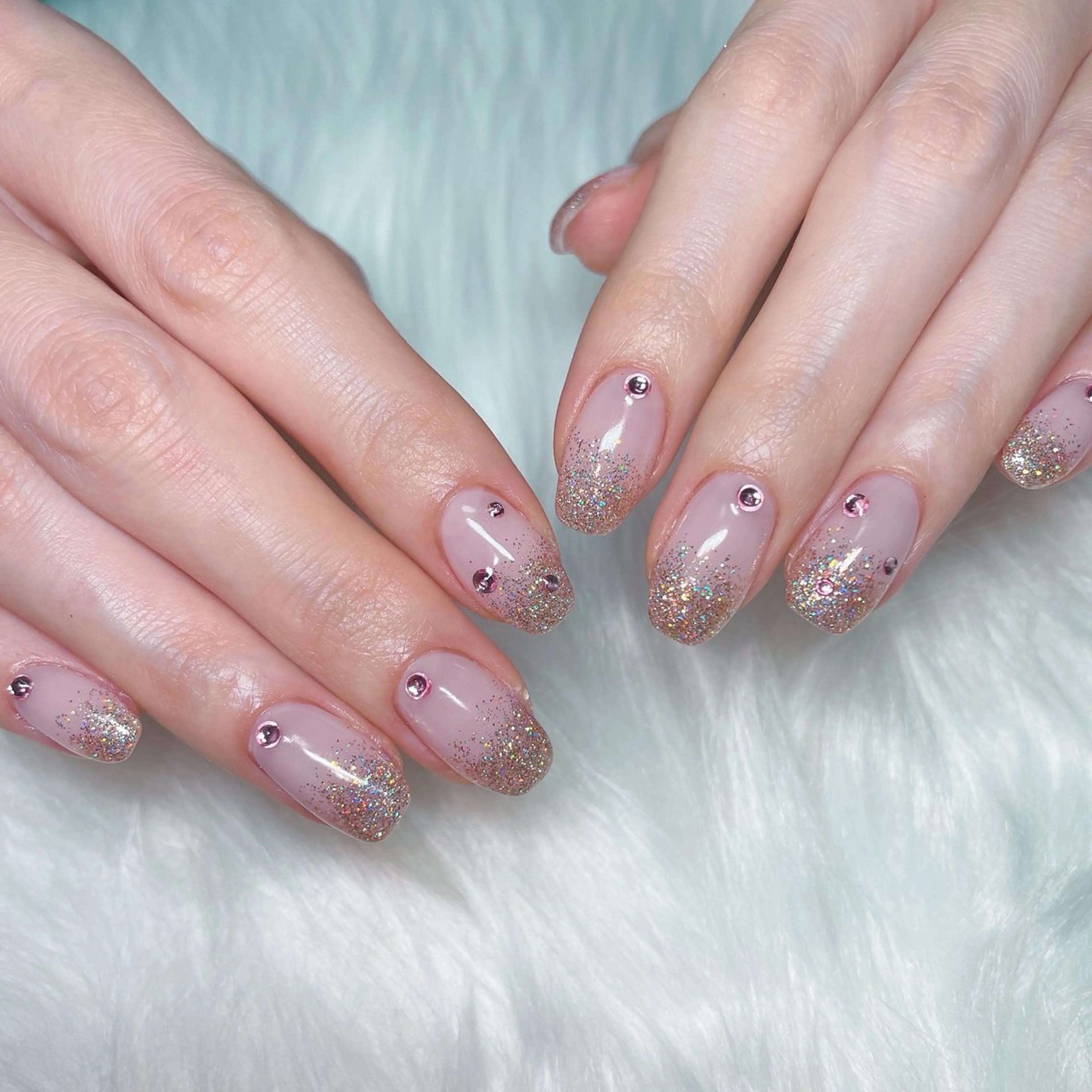 ❤︎ラメグラデーション❤︎オフなしの写真