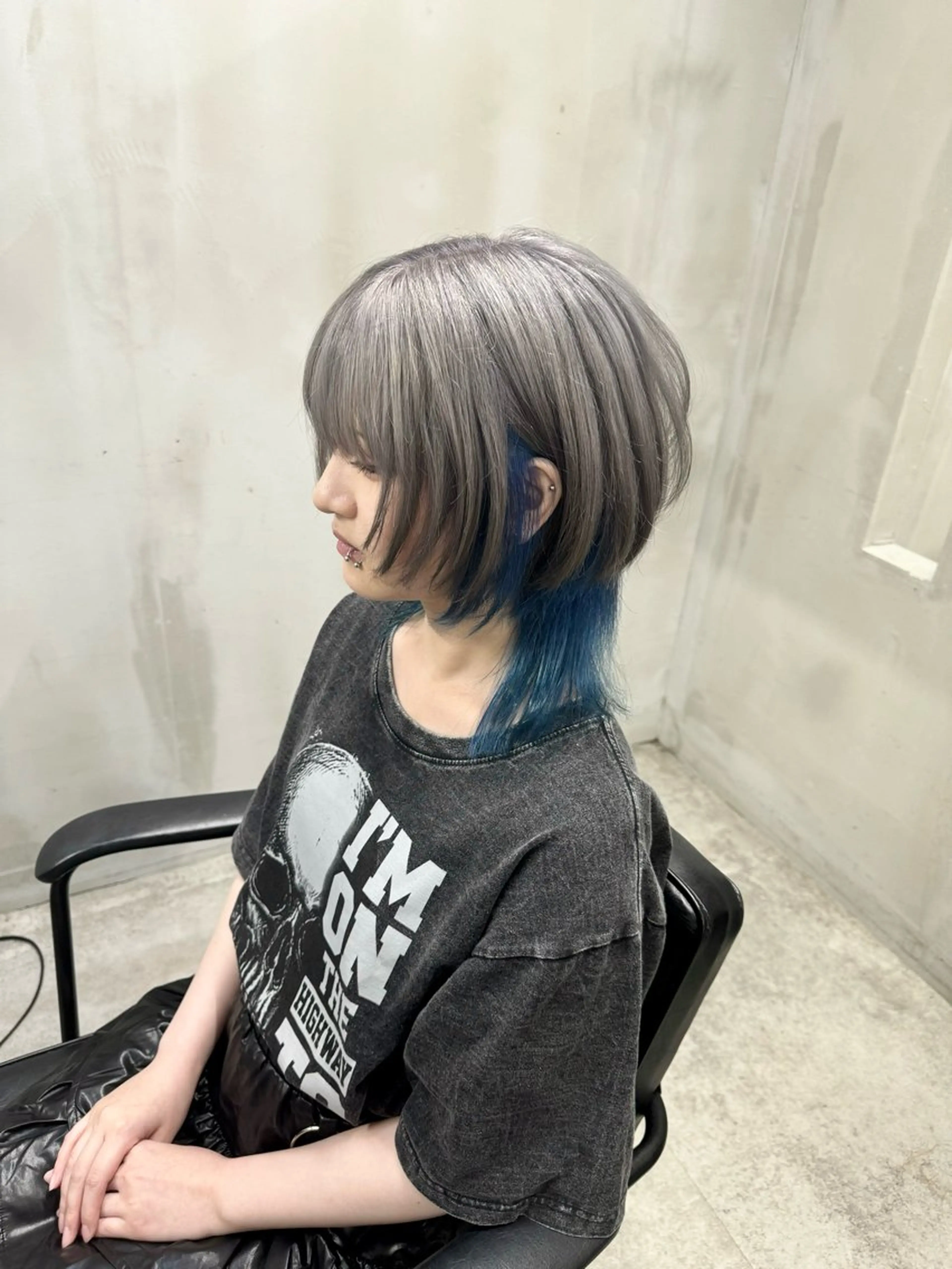 ショート カラー ヘアアレンジ S.BLOOM 川崎 翔哉のヘアスタイル