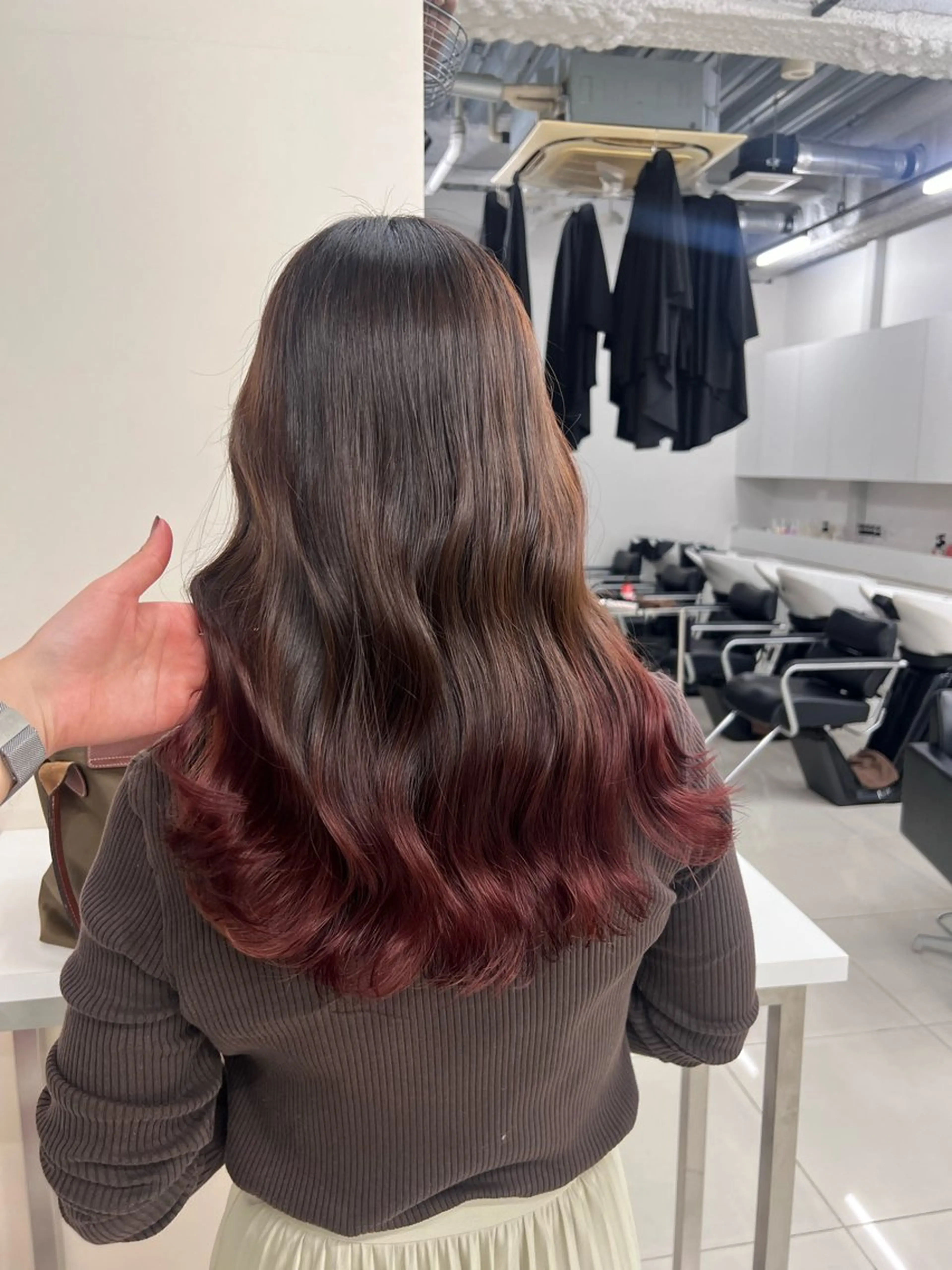 ロング ヘアカラー kayo/ブリーチ モデル募集中✨のヘアスタイル