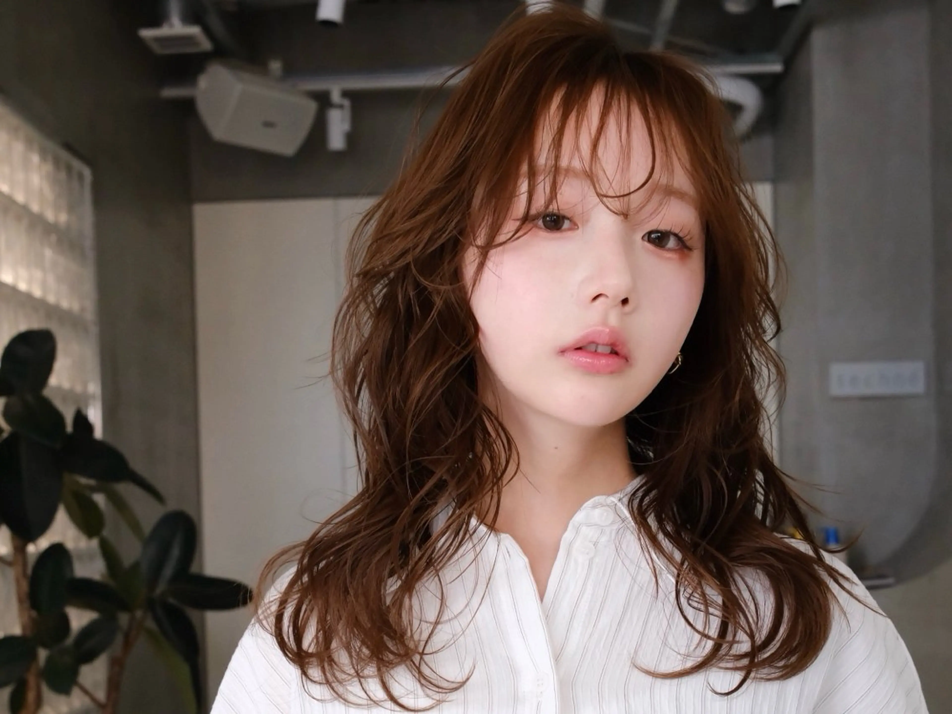 ロング レディース／メンズ パーマ特化／内山遥斗のヘアスタイル