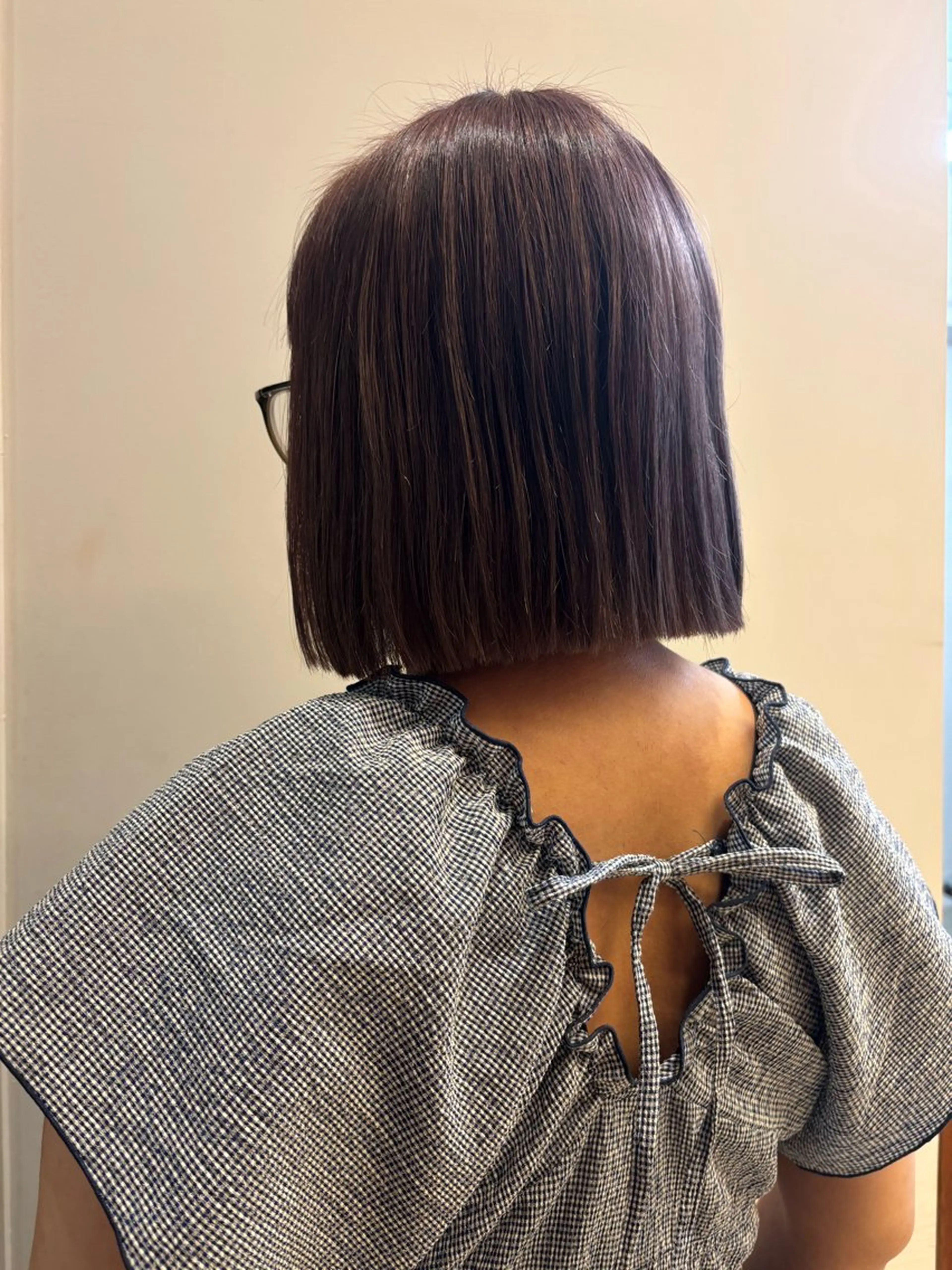 ミディアム カラー カット ヘアカラー みぞぐち じゅりのヘアスタイル
