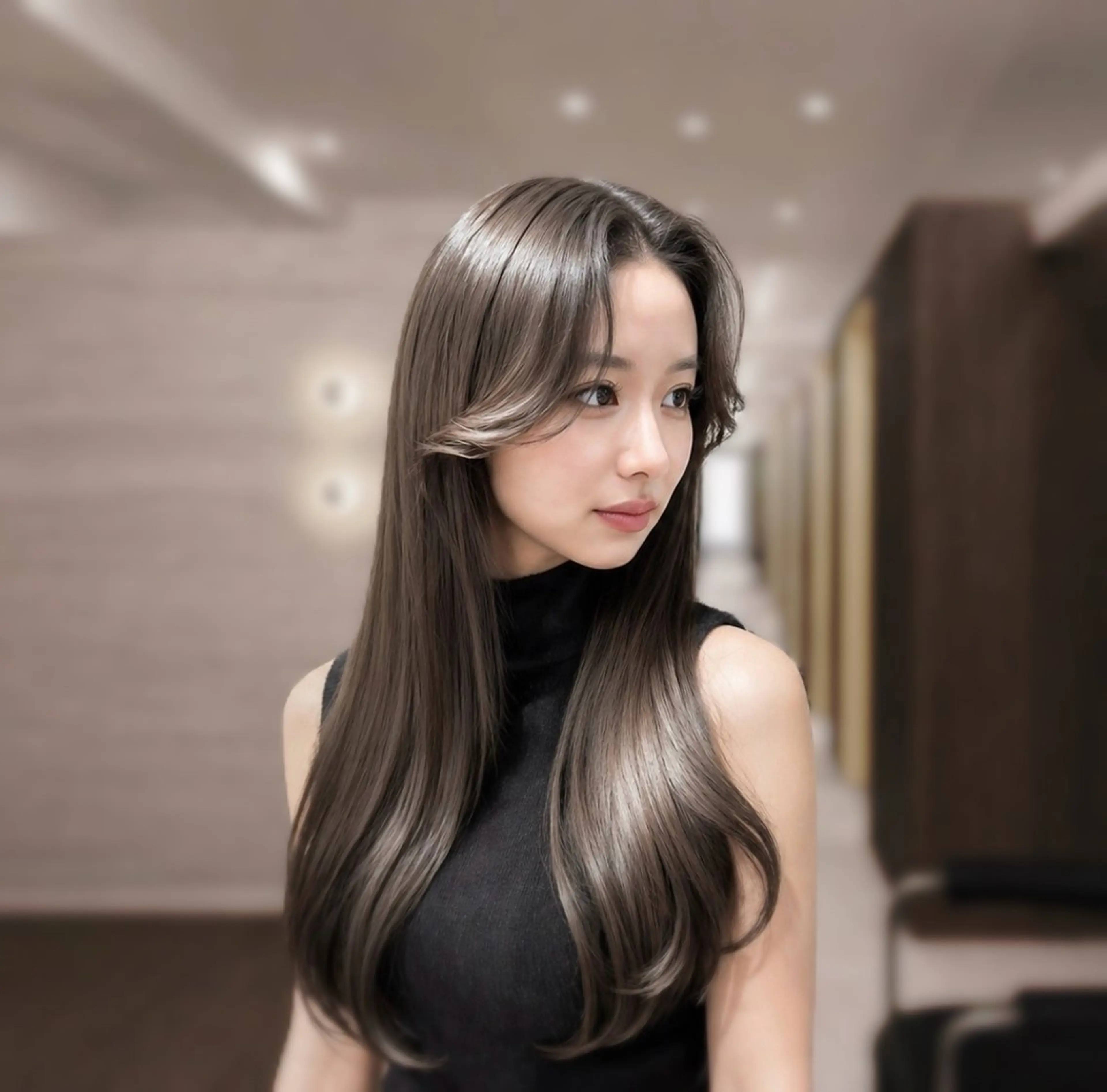 ロング カラー カット ヘアカラー トリートメント TAKUMI 【美髪特化】のヘアスタイル