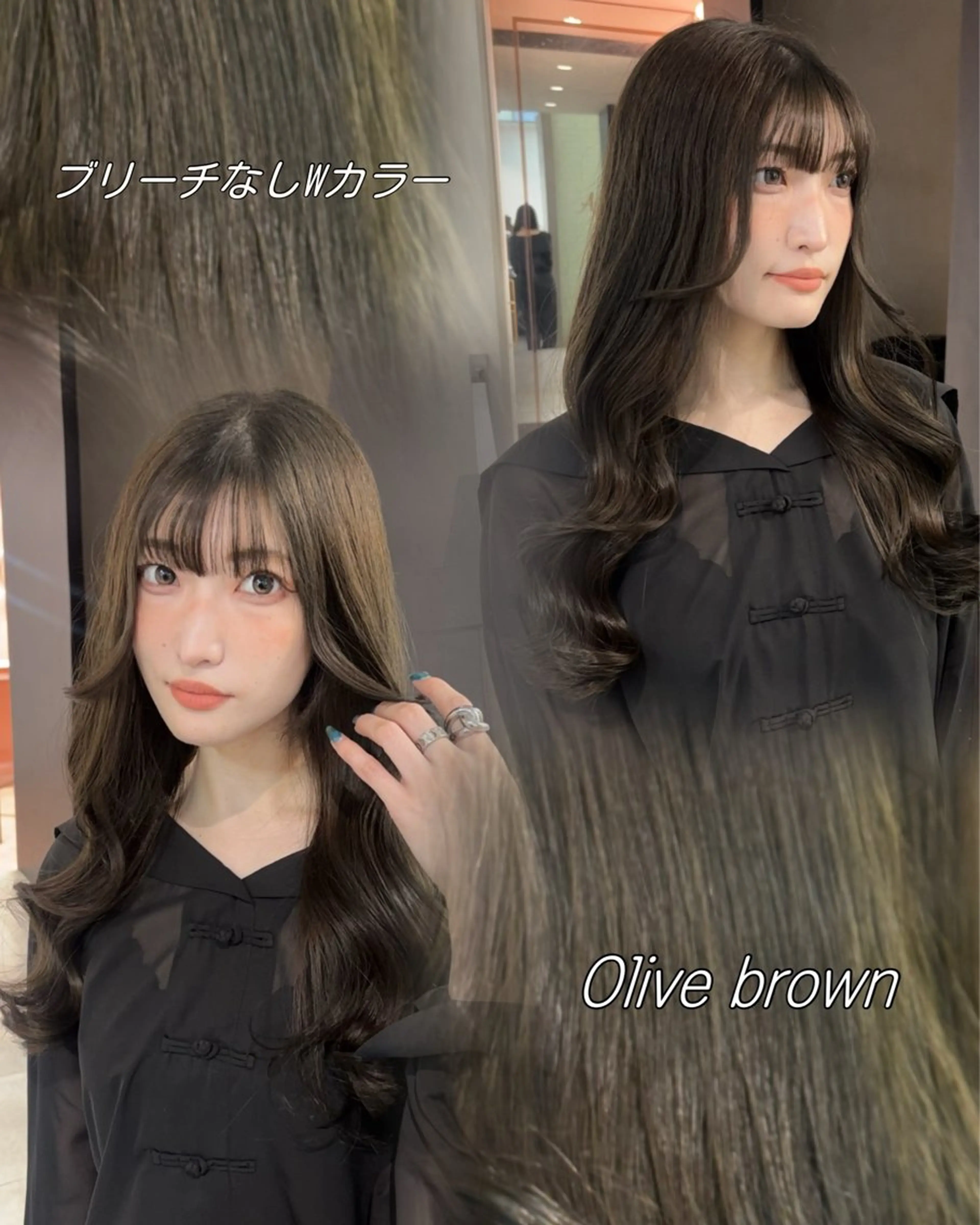 カラー ヘアカラー Su-chi-🧴 /ミルクティーカラーのヘアスタイル