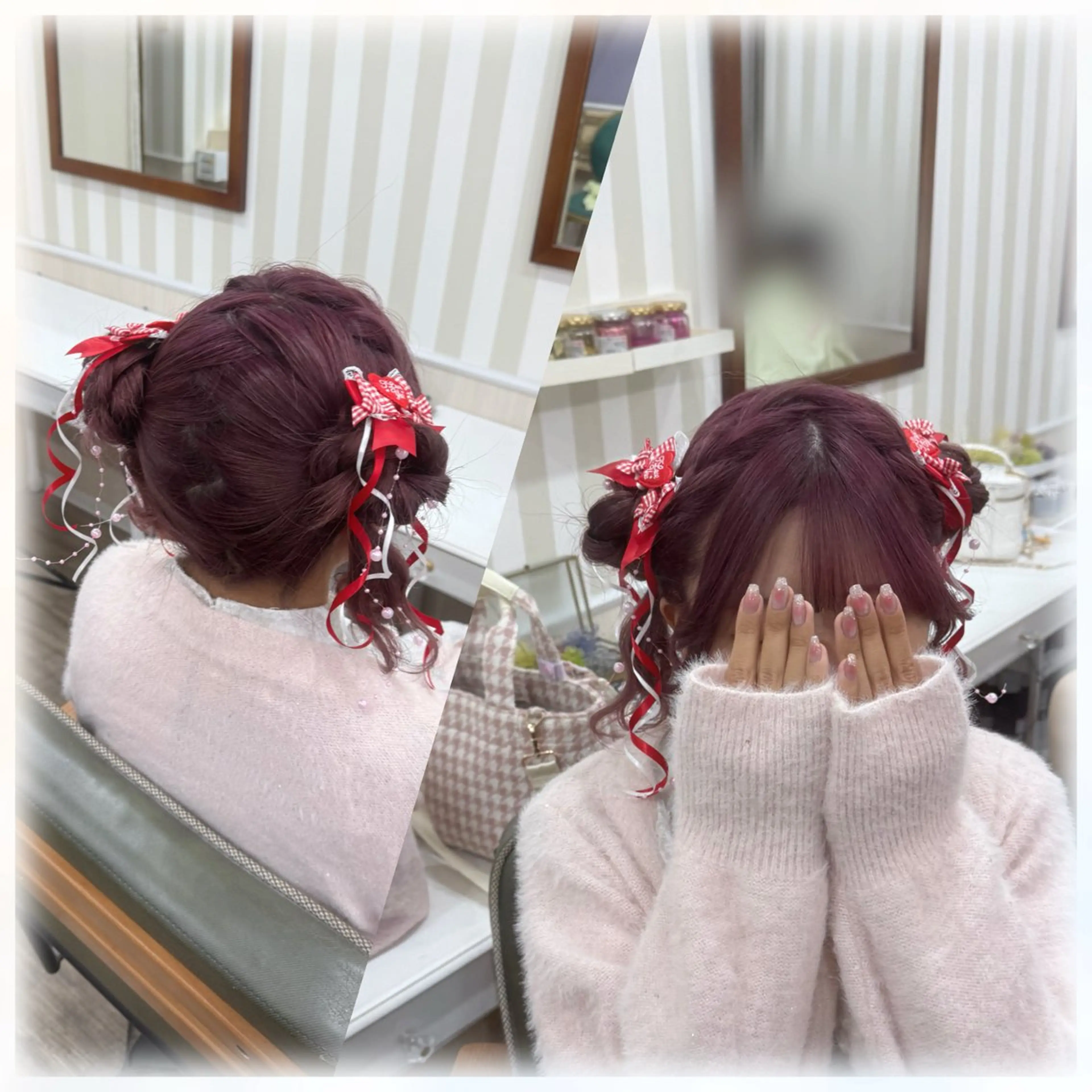 ヘアアレンジ ヘアセット 🤍AIRA🤍のヘアスタイル