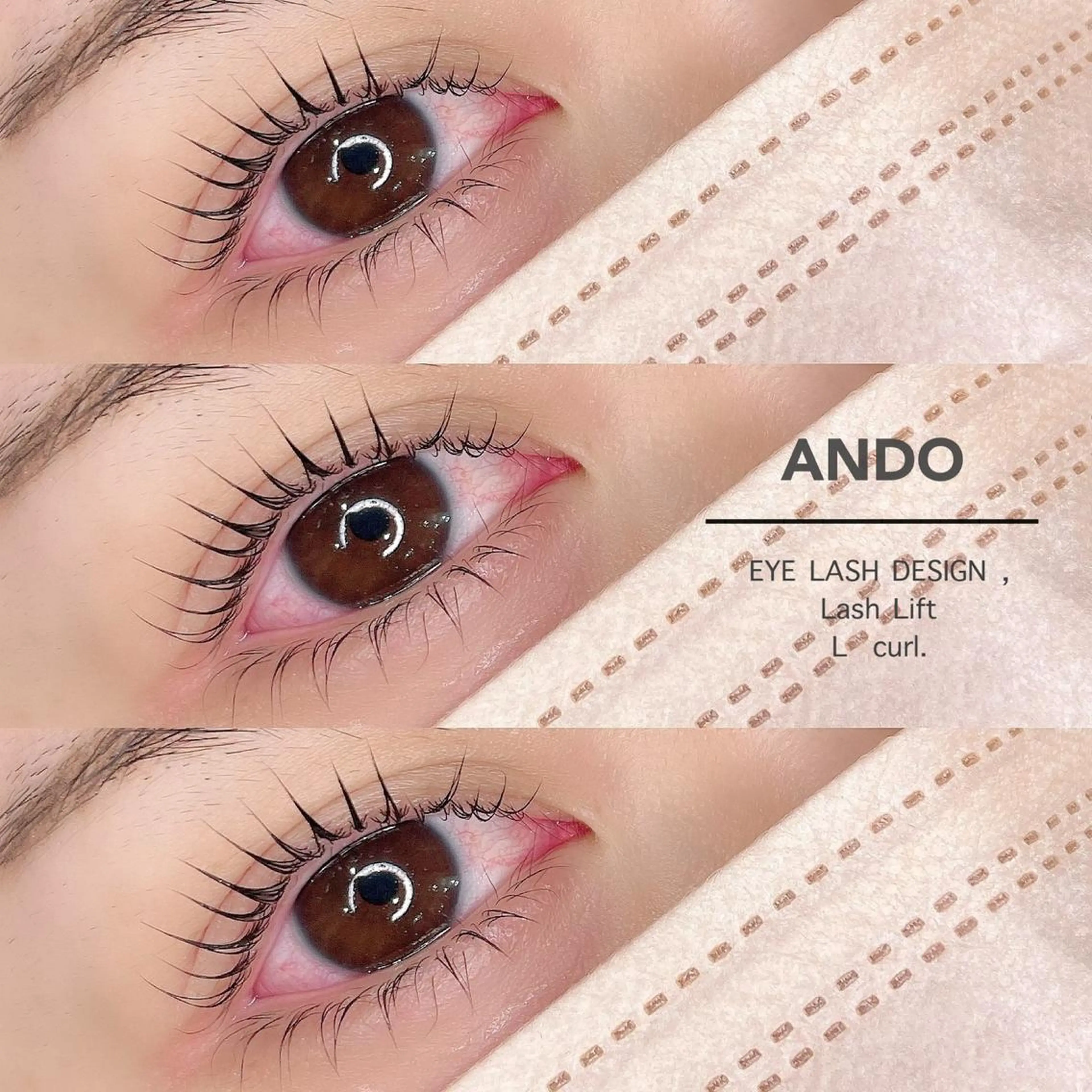 マツエク・マツパ ANDO HIKARIのマツエク・マツパデザイン