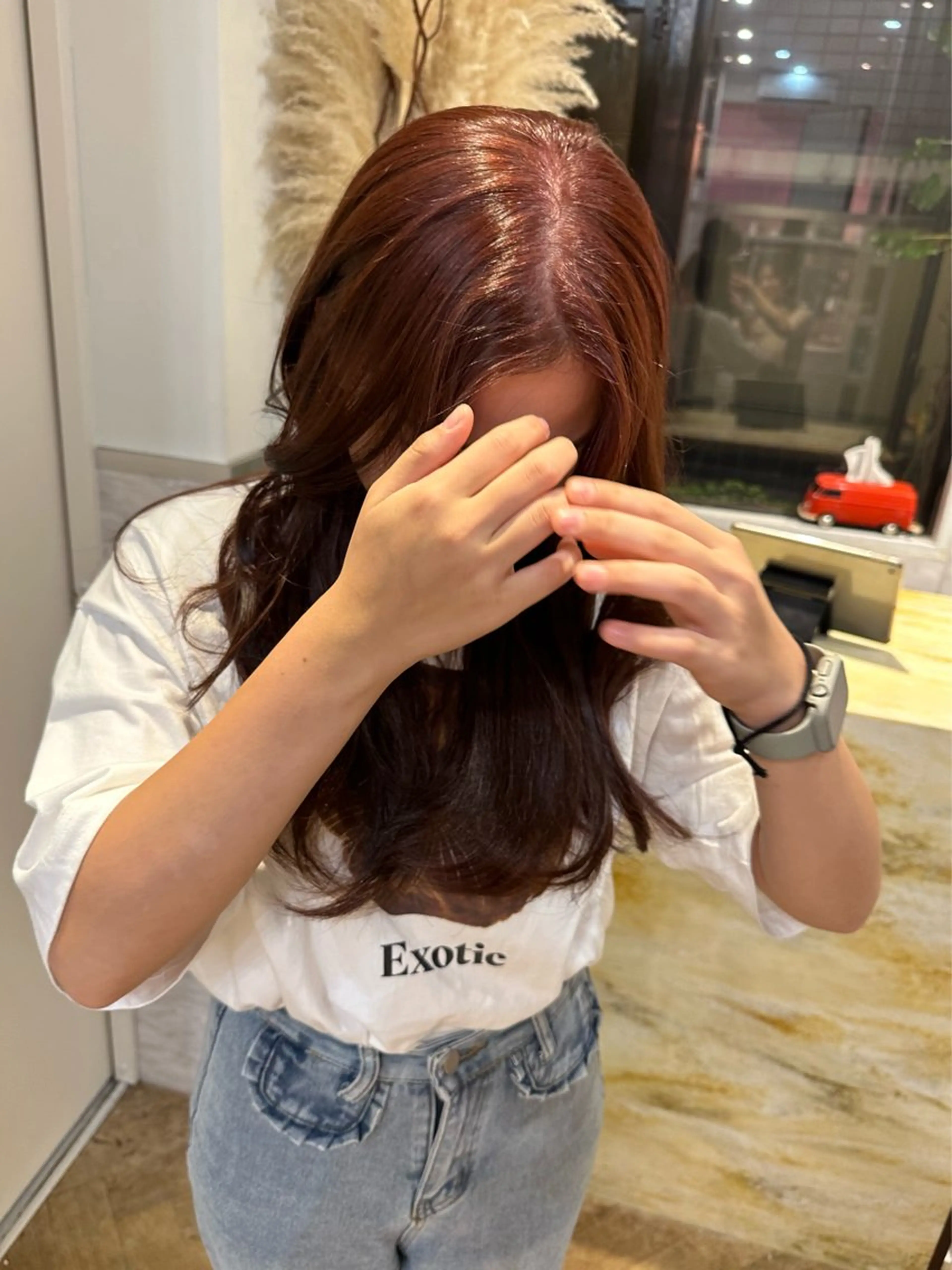 ロング カラー ヘアカラー 鈴木 詩穂のヘアスタイル