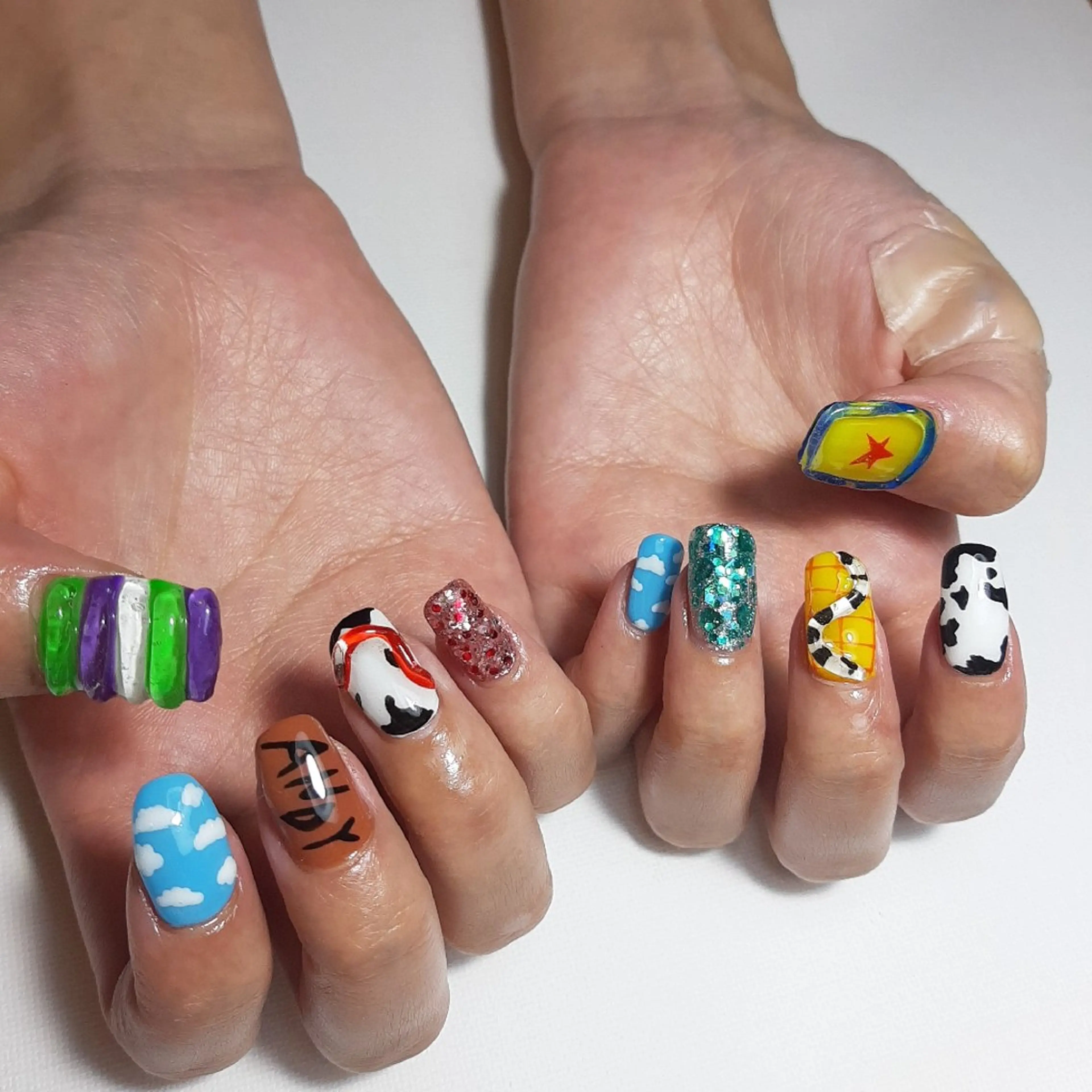 ネイル ジェルネイル 持ち込み ショートネイル owlnail /持込みデザイン専門のネイルデザイン
