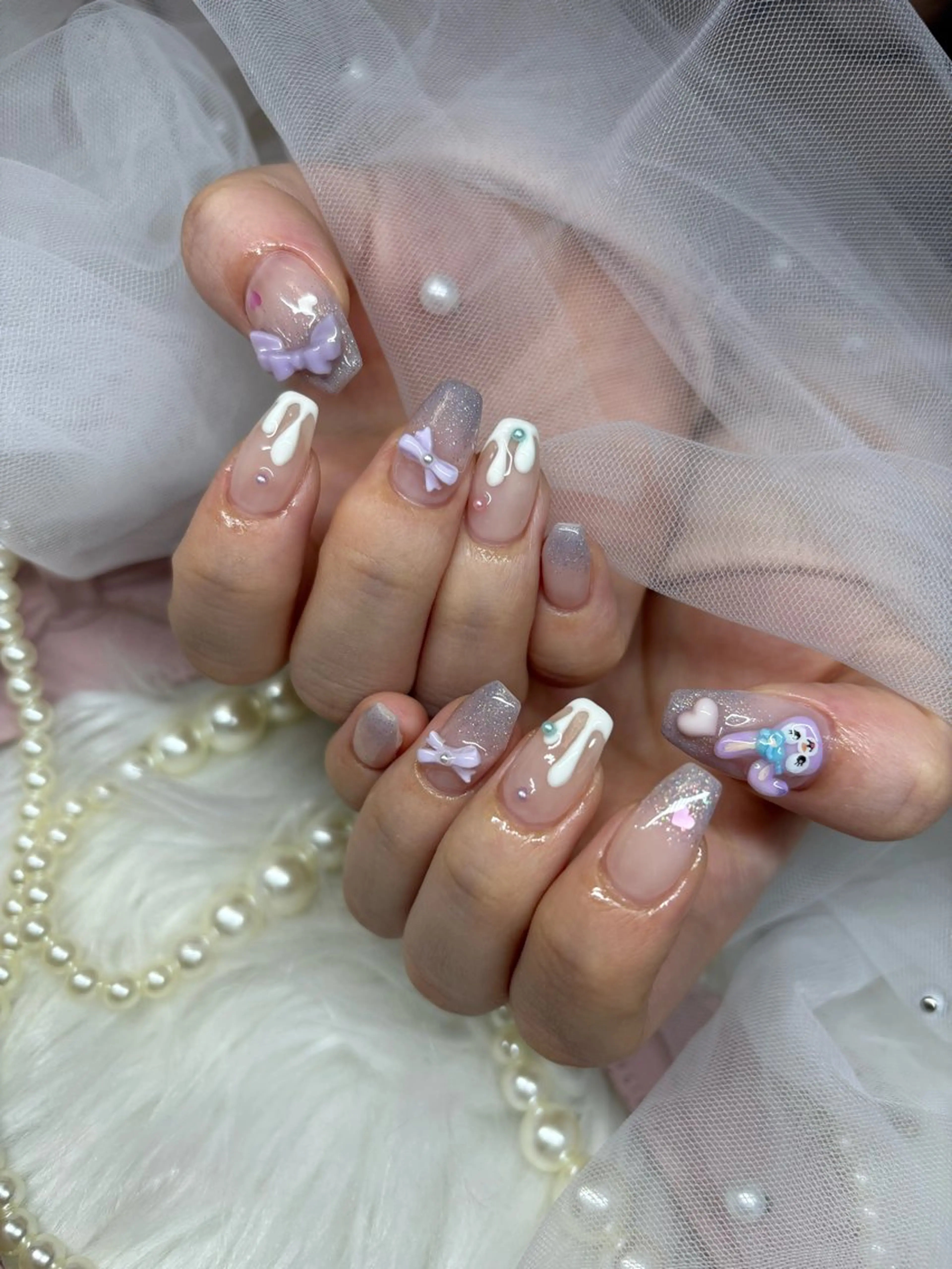 ネイル toyvenail 🖤enaのネイルデザイン