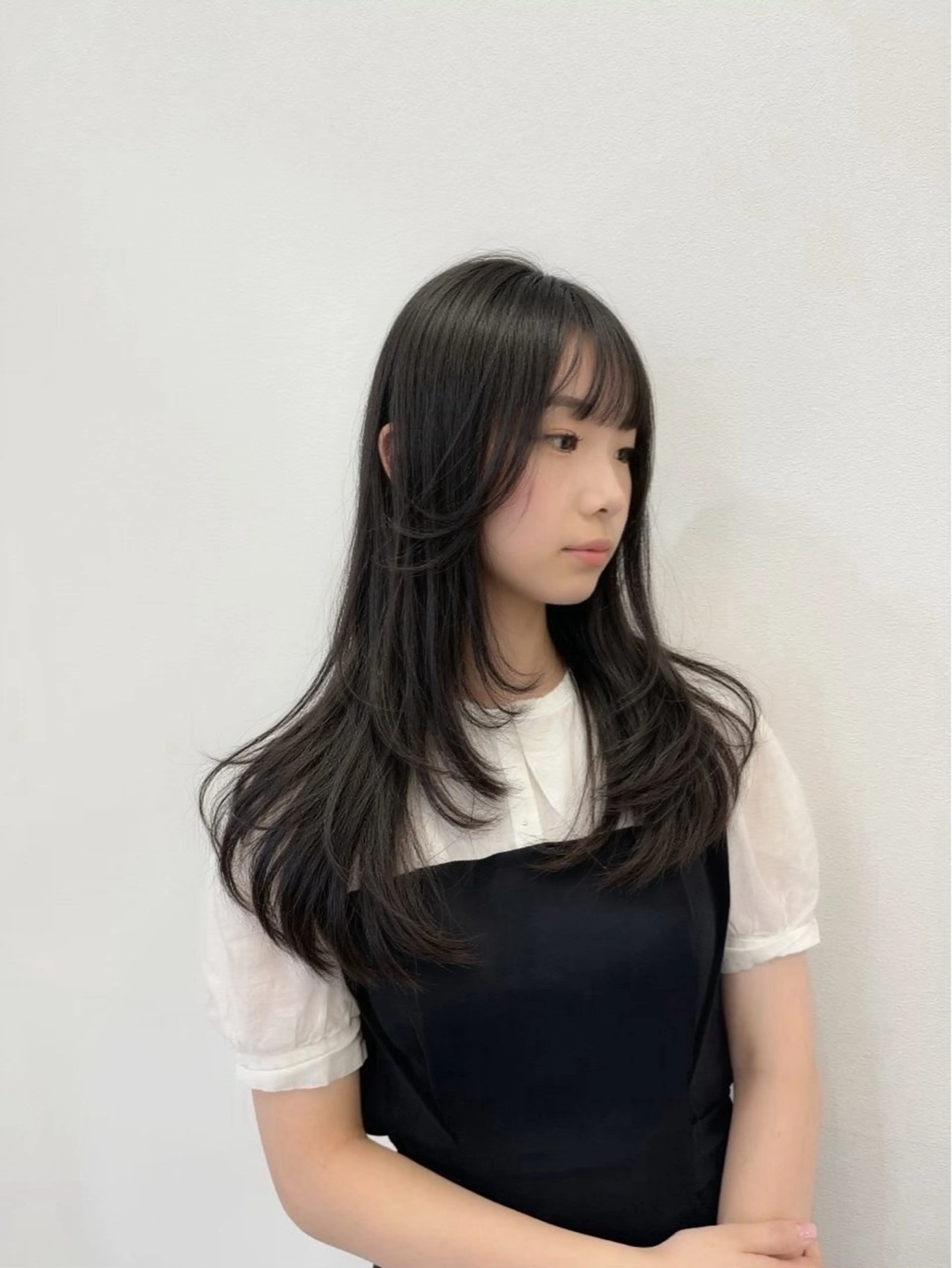 ロング カラー パーマ かんな/カラーモデル 募集中🪽‪/表参道のヘアスタイル