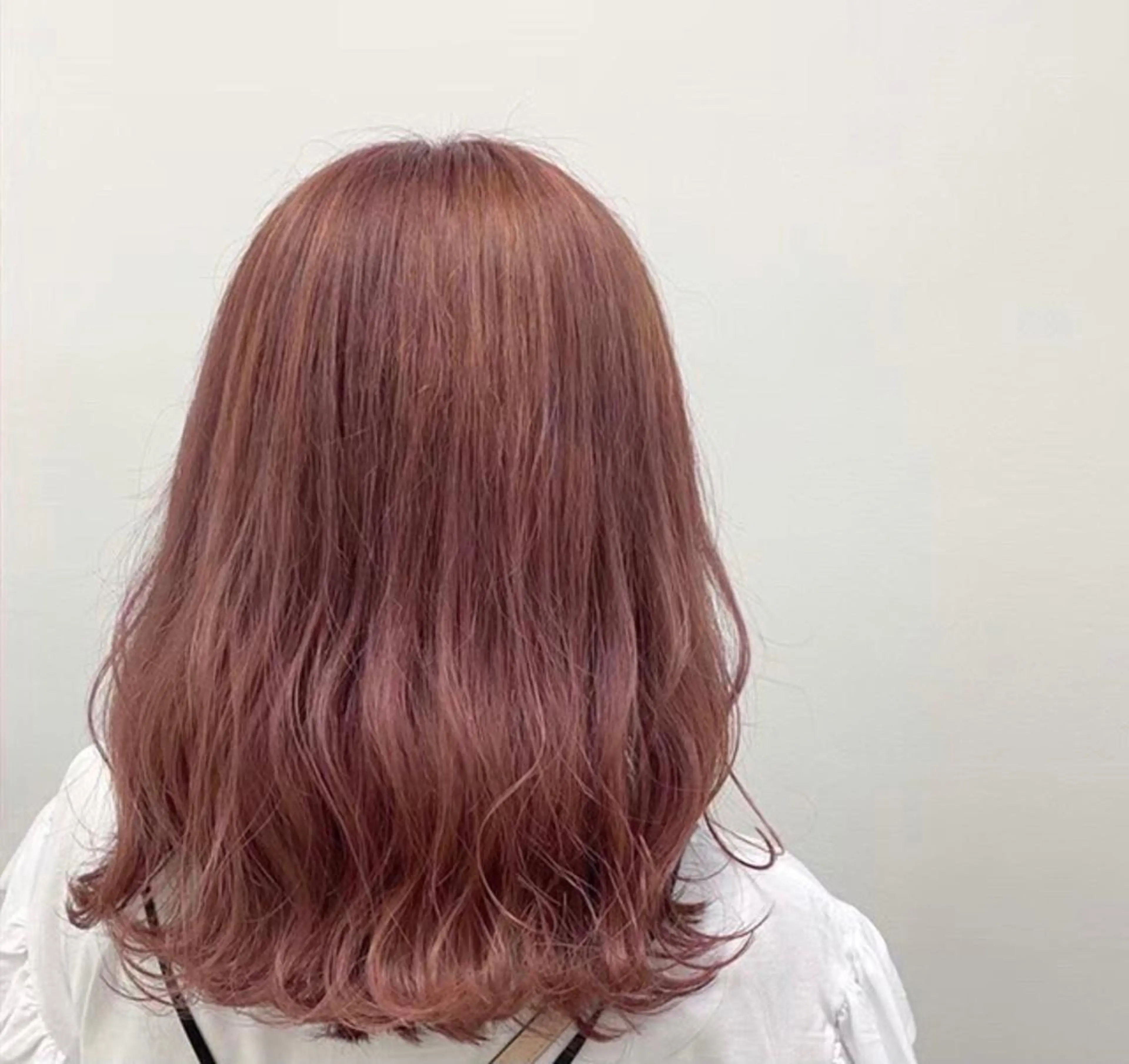 ミディアム カラー ブリーチなし暖色 💗AKARI💗のヘアスタイル