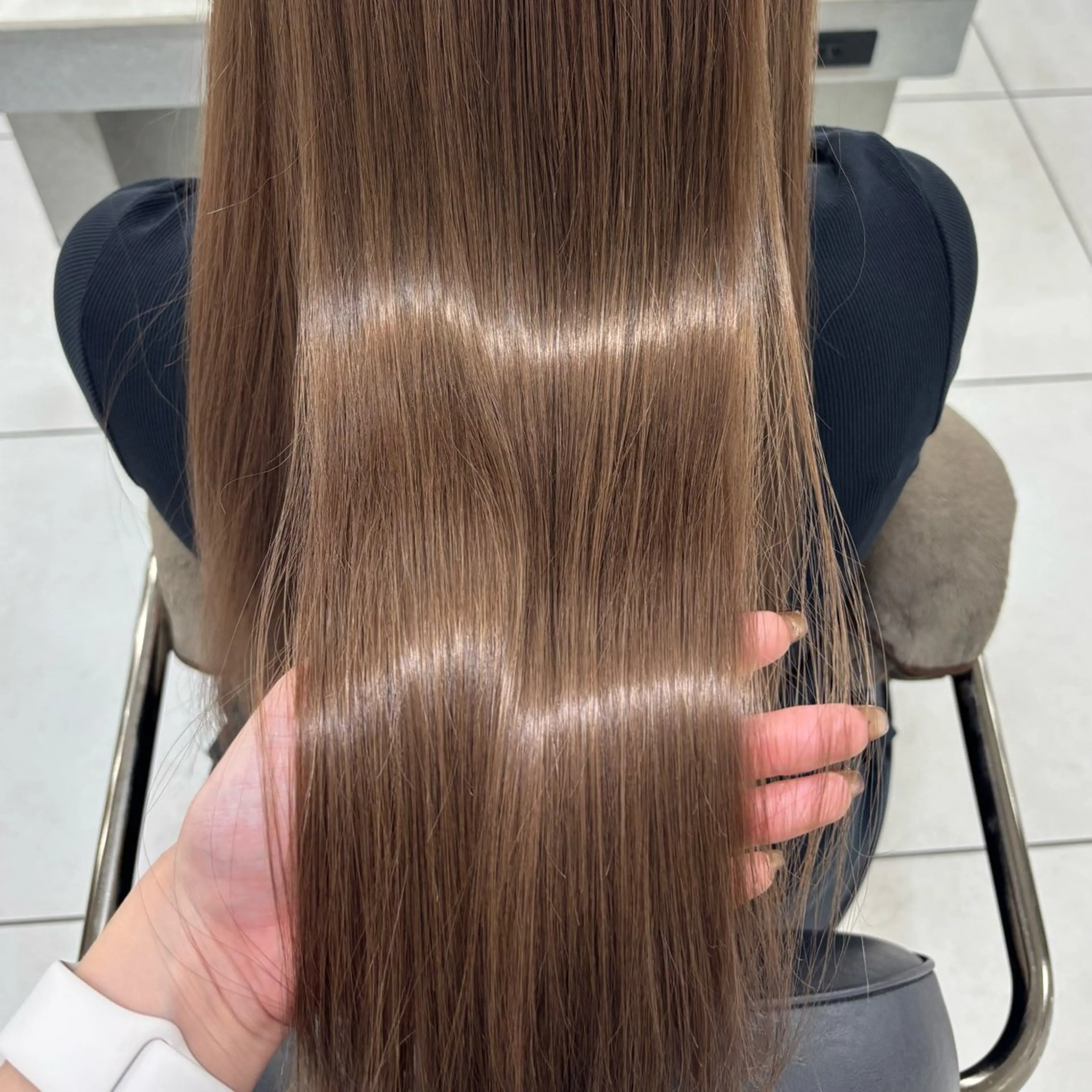 ロング カラー カット トリートメント ✨️髪質改善✨️ツヤ カラー✨️竹脇美奈のヘアスタイル