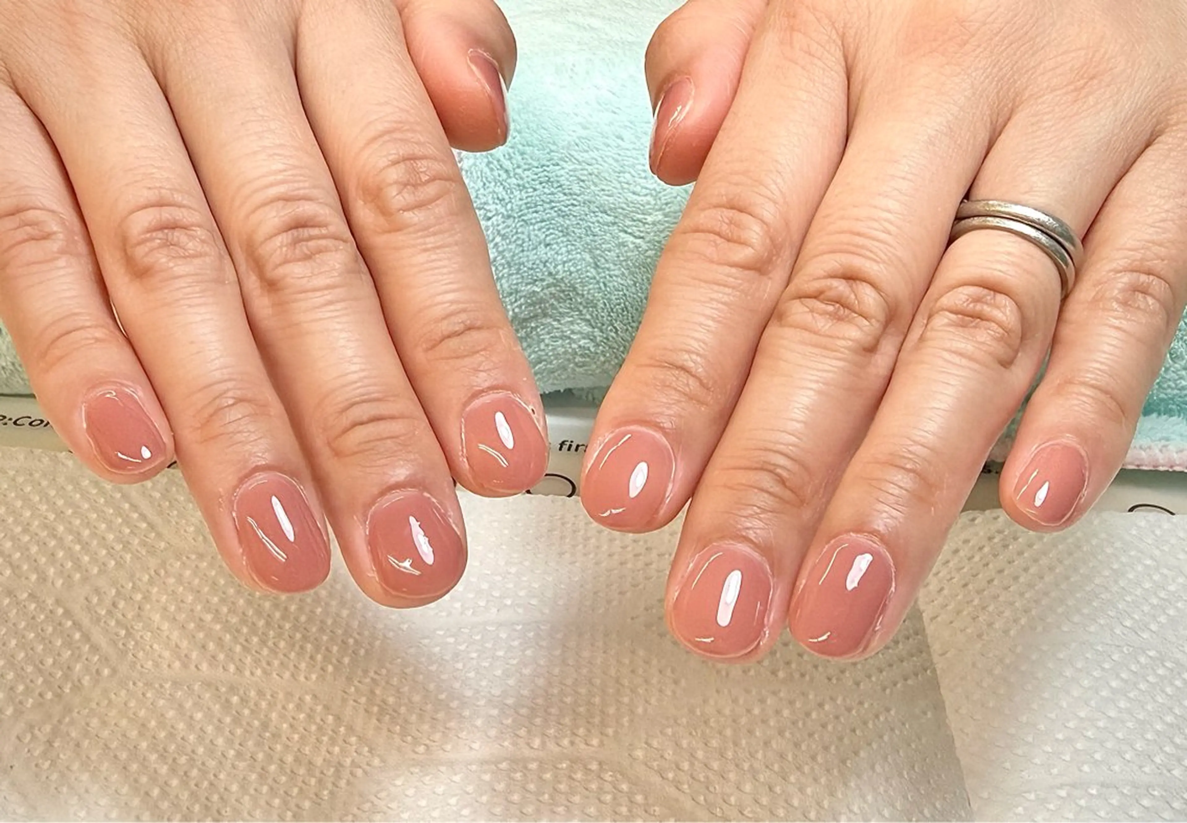 ネイル ワンカラーネイル ハンドネイル リ ミのネイルデザイン