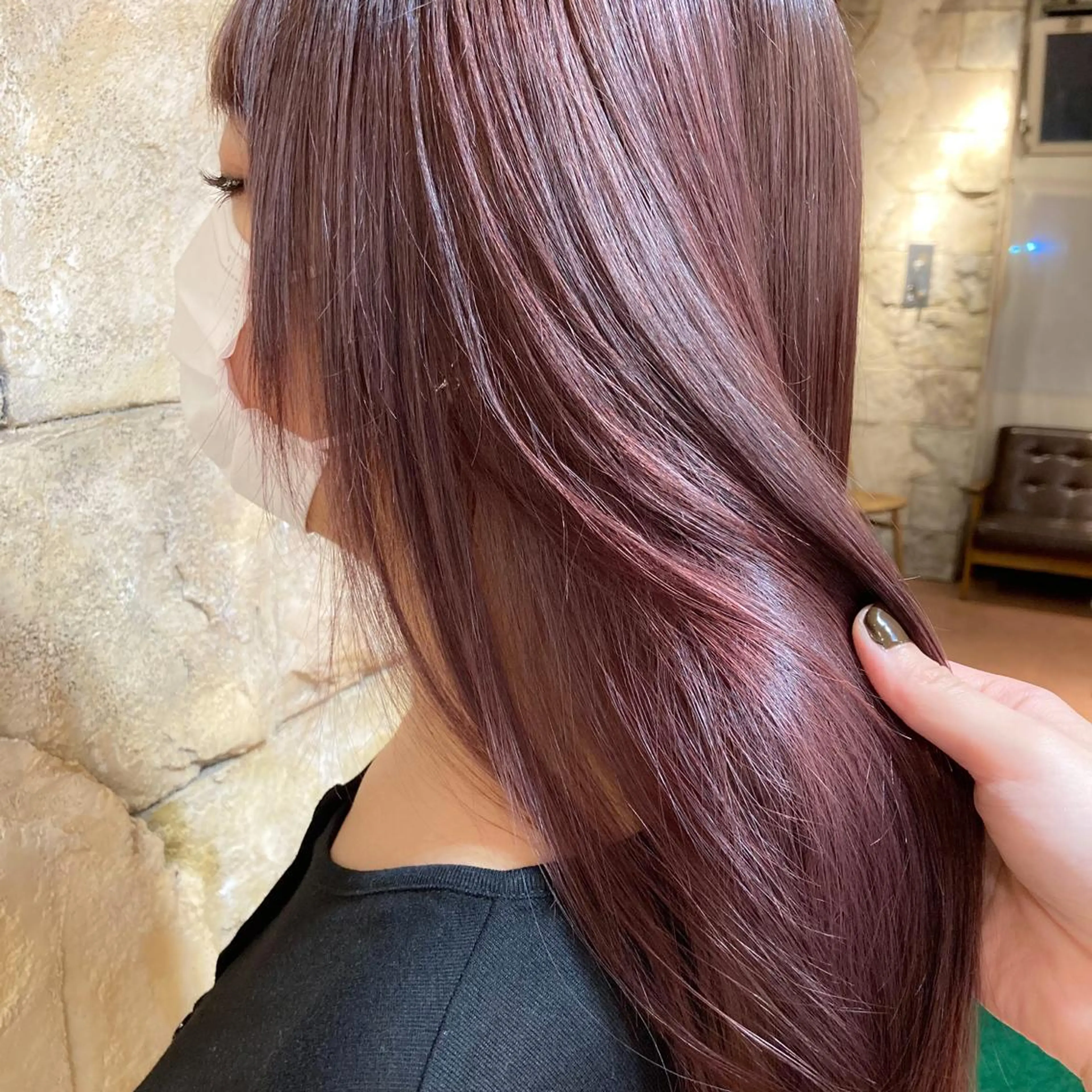 カラー 水島 悠香子のヘアスタイル