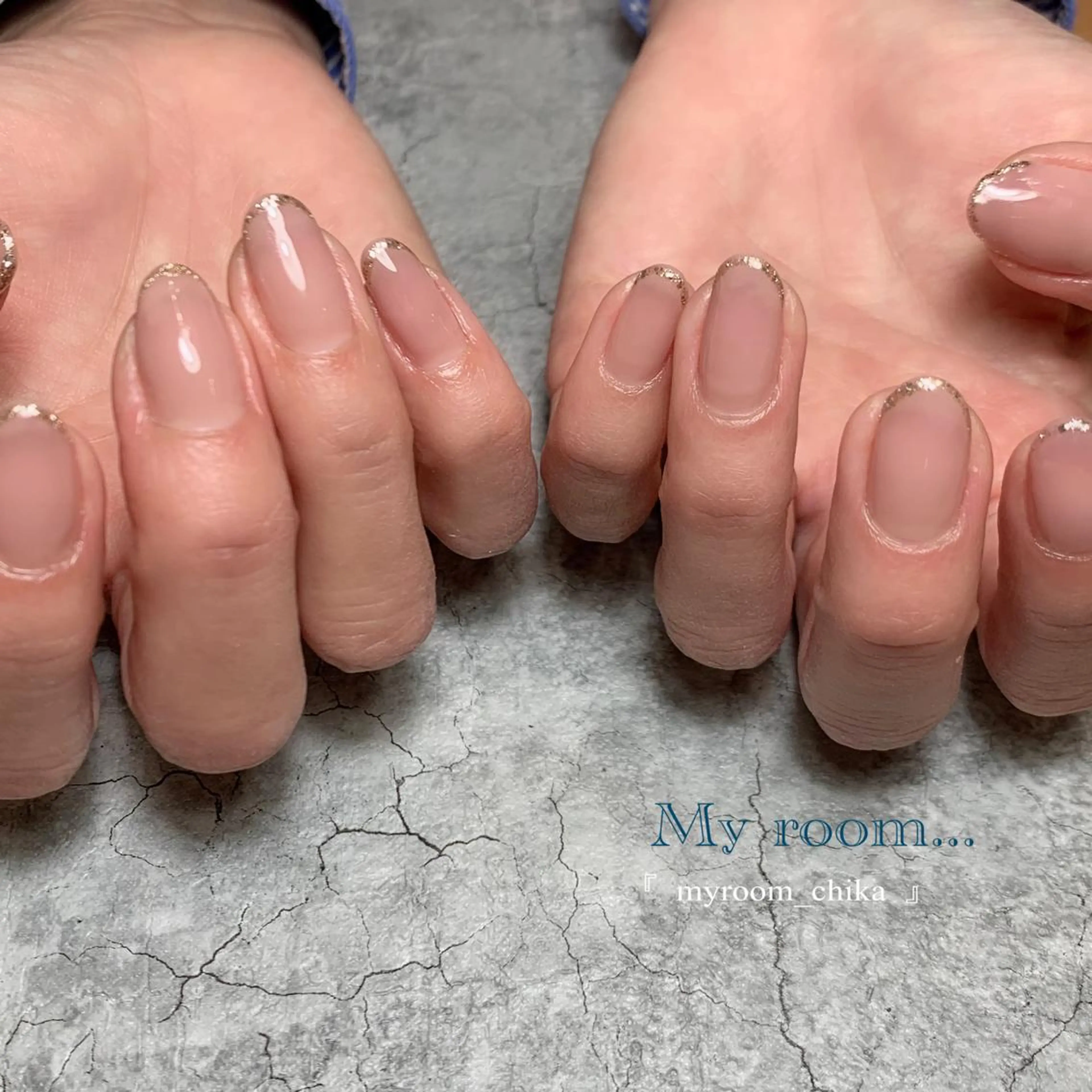 ネイル ラメ(グリッター) Amua.facial salon所属・ネイル・ハーブ Amua.新宿御苑のエステ・リラクイメージ