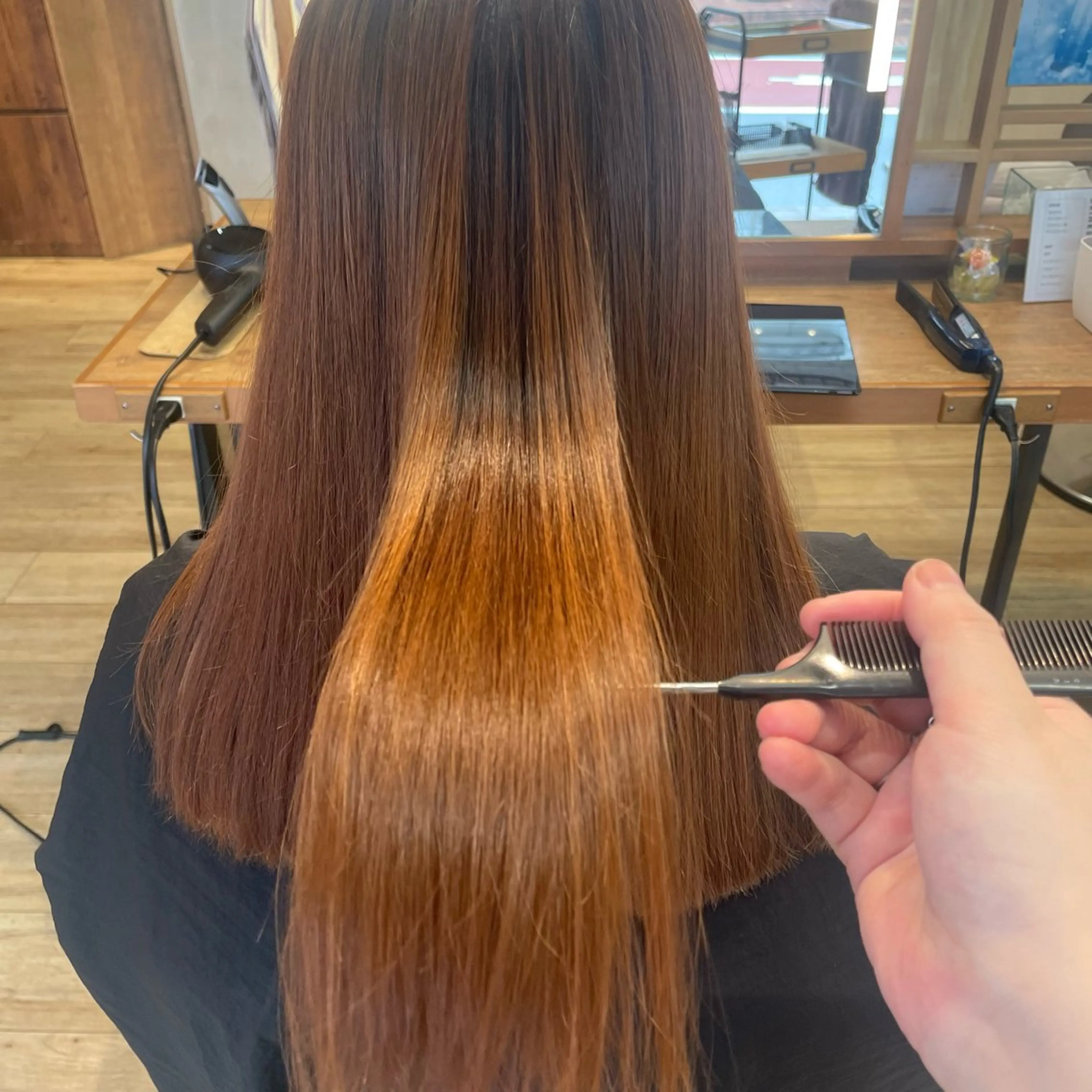 ロング パーマ カット 縮毛矯正 このみ/髪質改善 /ヘアアレンジ🫧のヘアスタイル