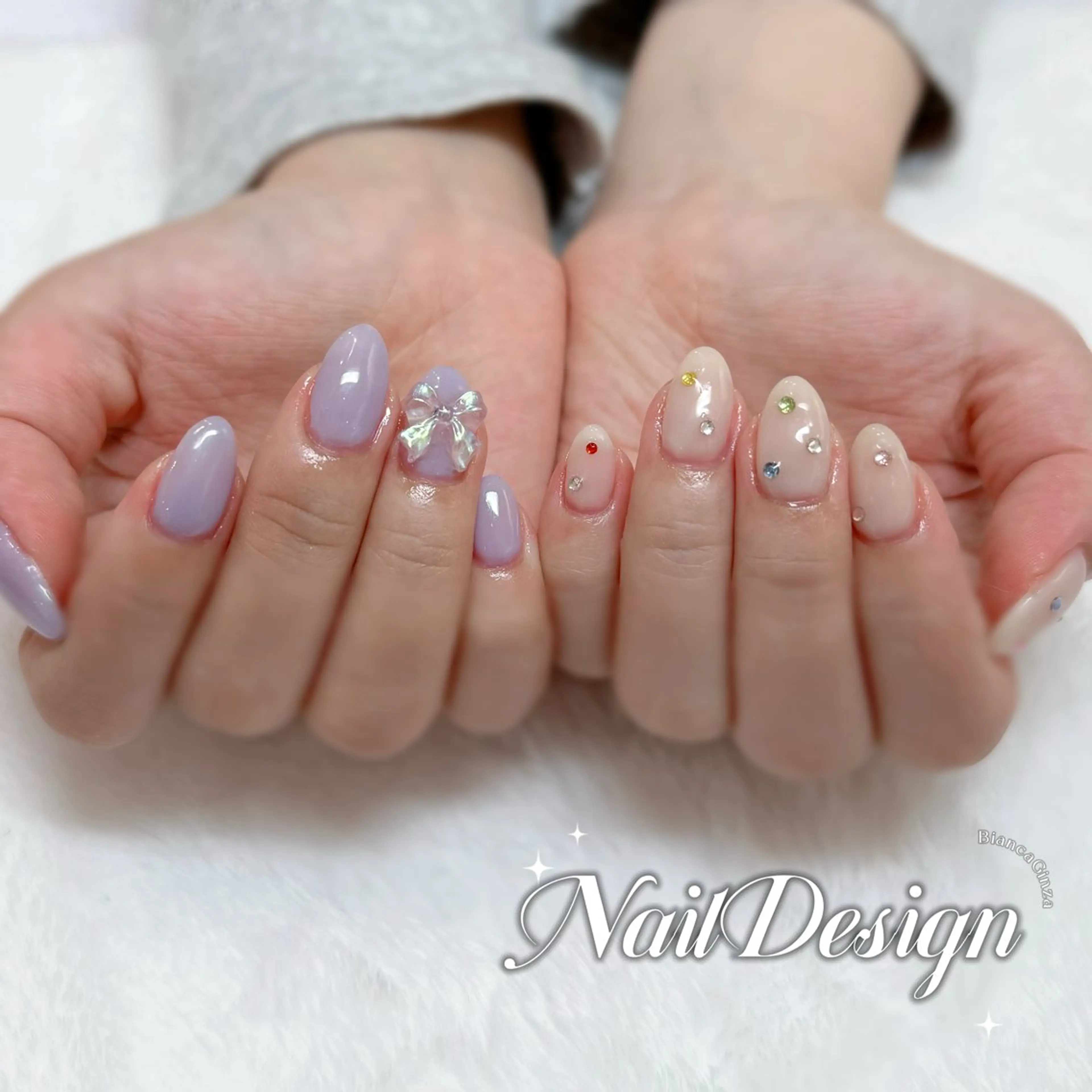 ネイル Bianca葛西 Hinano🩶のネイルデザイン