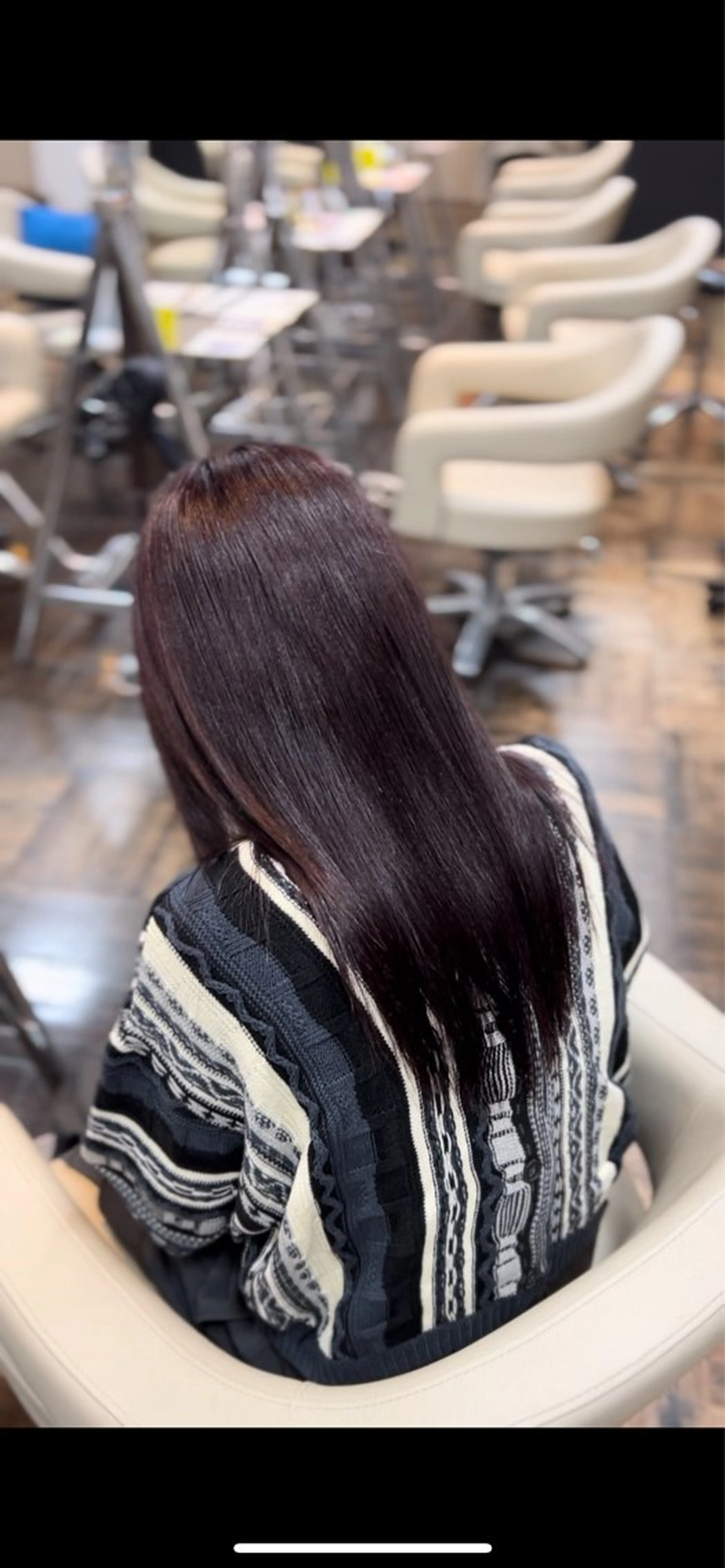 セミロング ヘアカラー 阿倍野/髪質改善 /縮毛矯正/坪田幸広のヘアスタイル