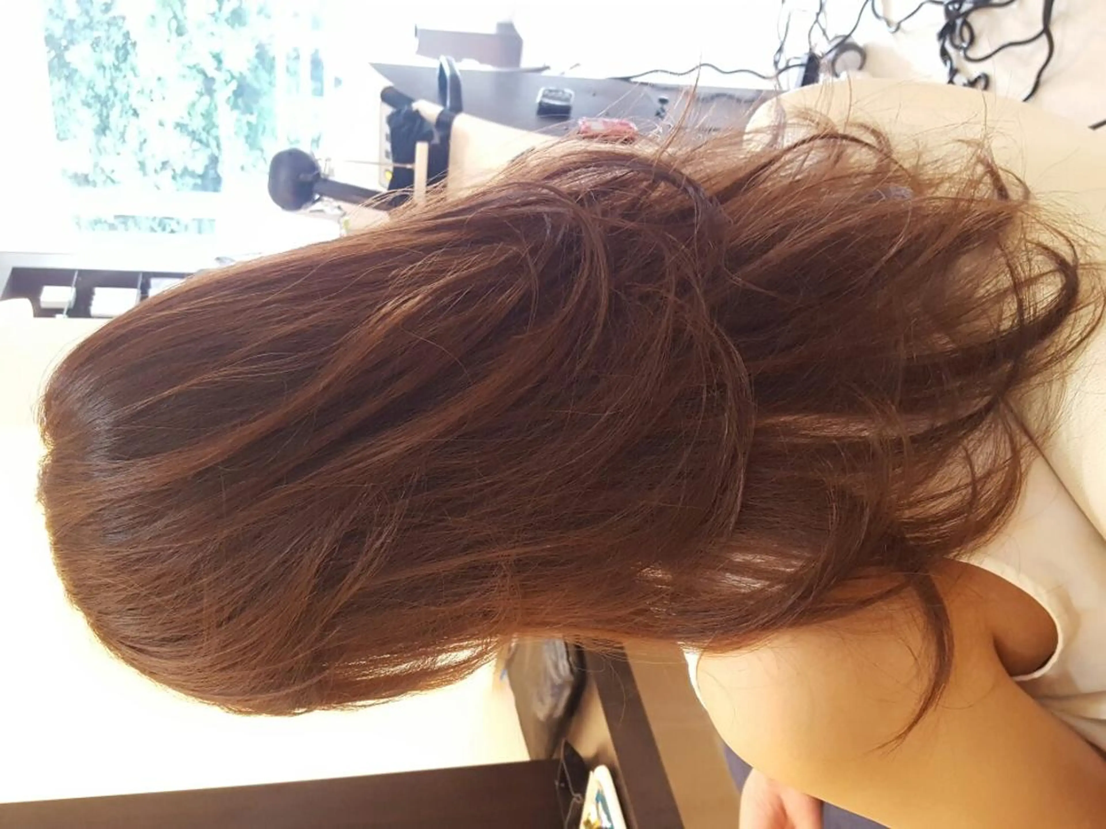 ロング カラー ブラウンカラー 森下 勝誠のヘアスタイル