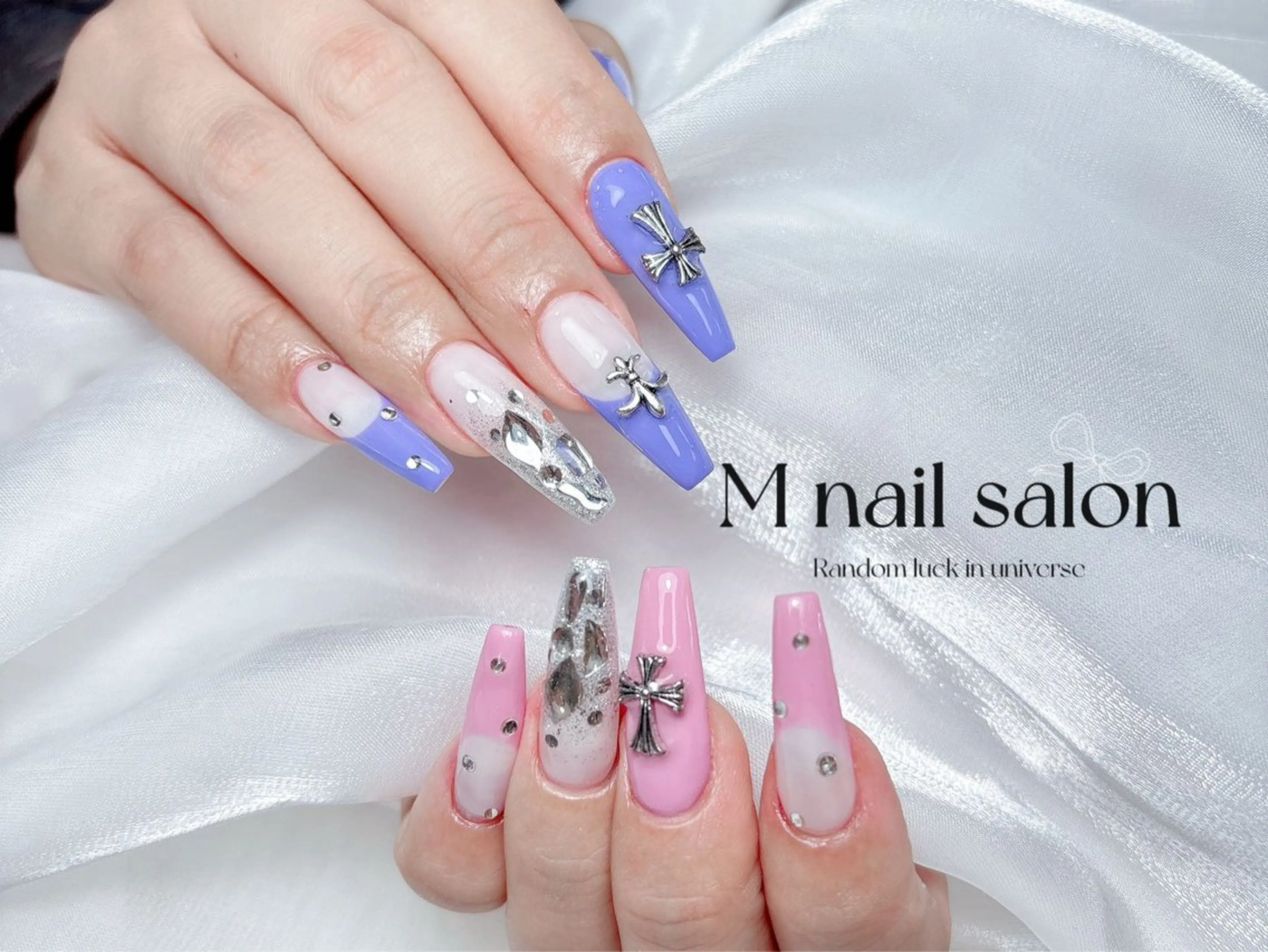 ネイル ハンドネイル M🌷nail 長さだし専門店のネイルデザイン
