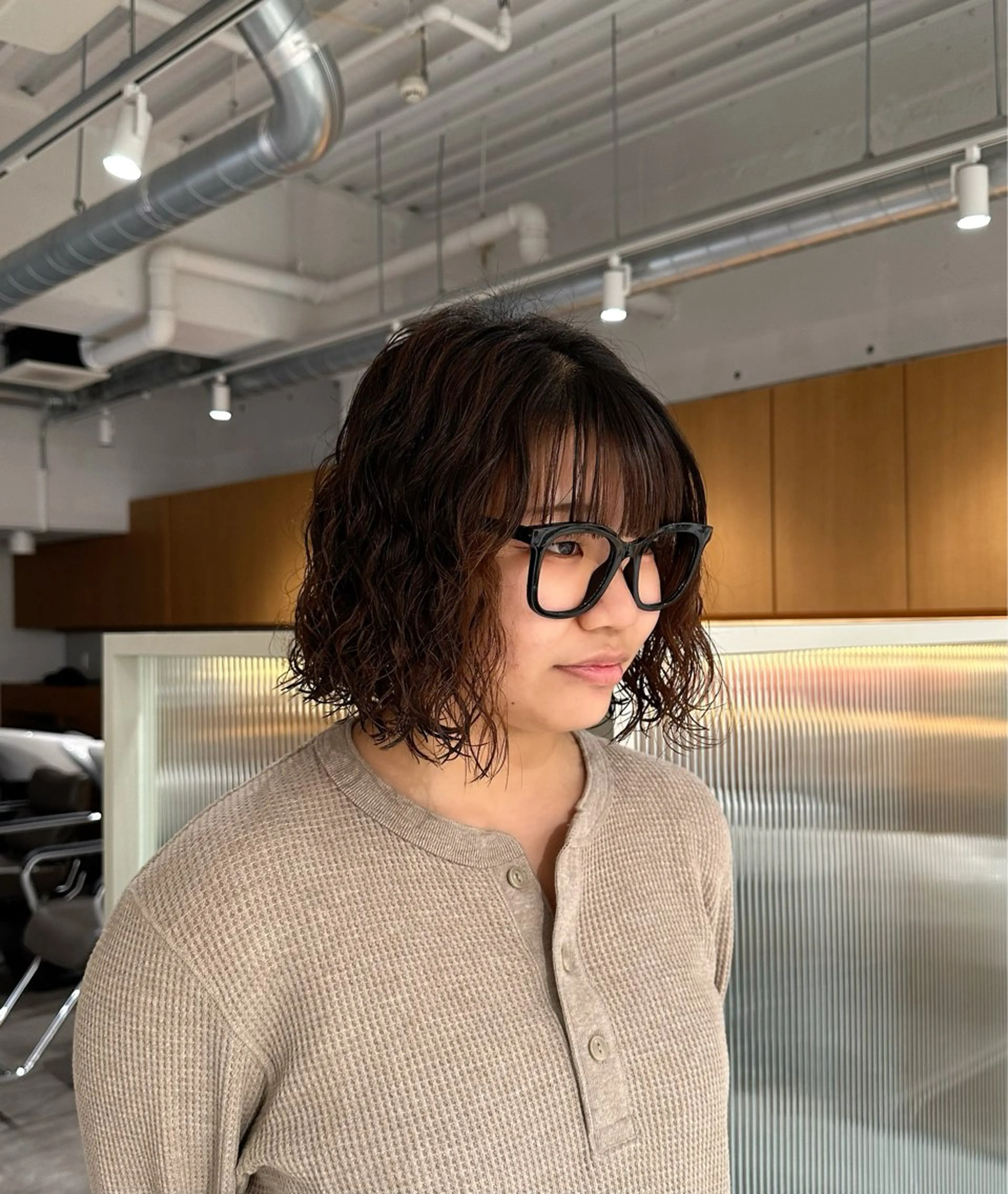 ミディアム パーマ パーマ カット/パーマ/ iroha🪼のヘアスタイル