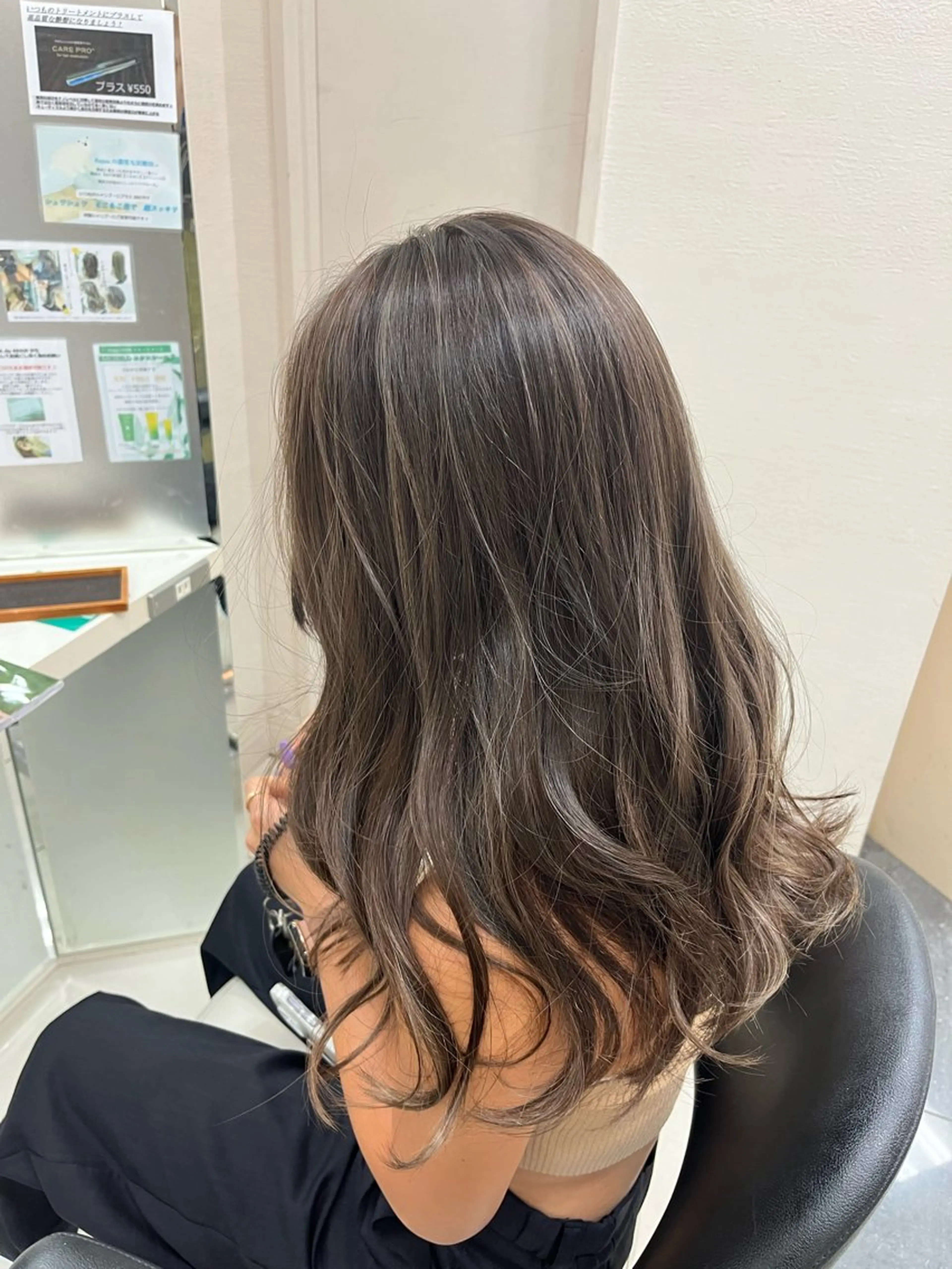 ロング カラー ハイライトカラー ハイライト バレイヤージュ/ヘア アレンジ/shionのヘアスタイル