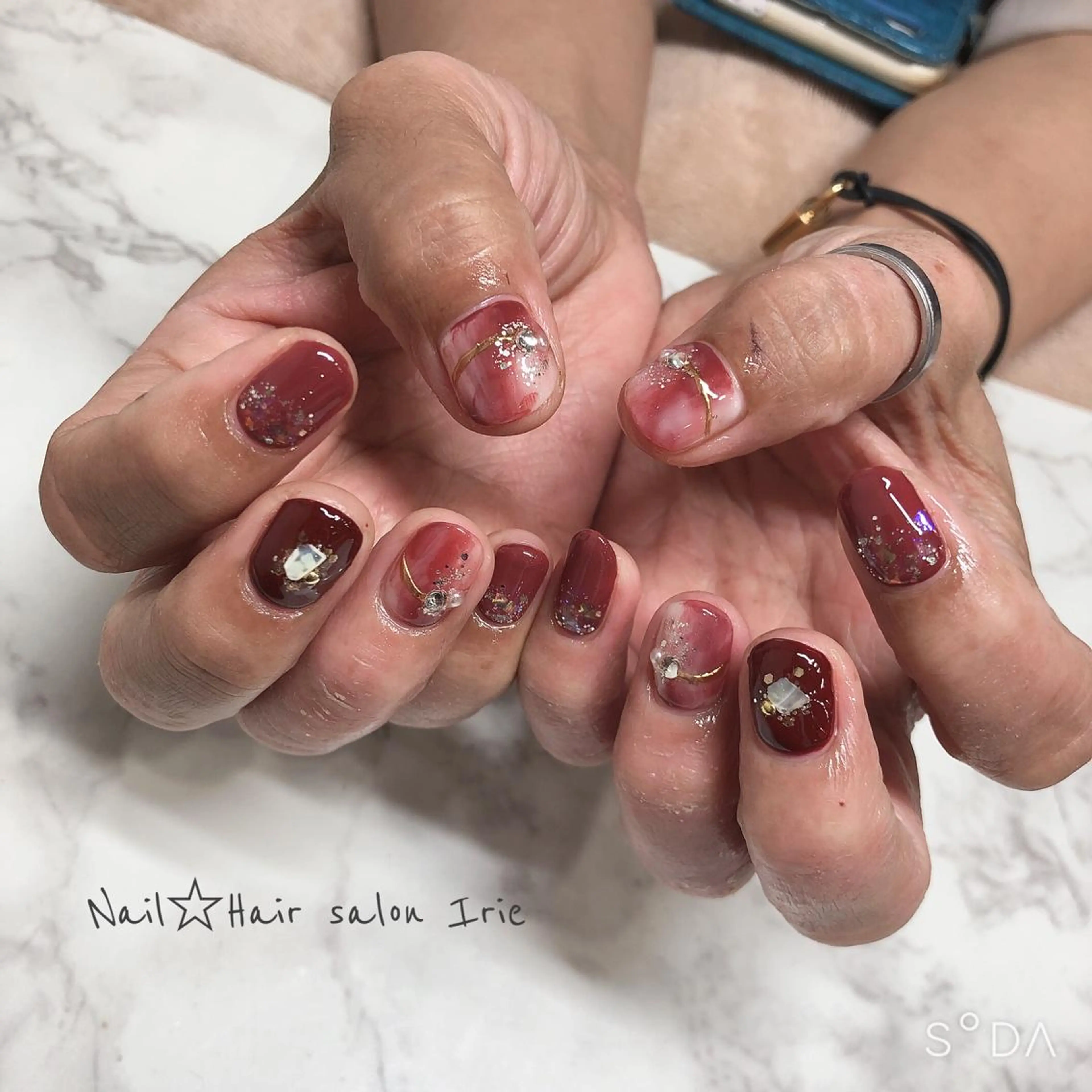 ネイル ハンドネイル Hair salon Irie所属・與儀 知佳のネイルデザイン