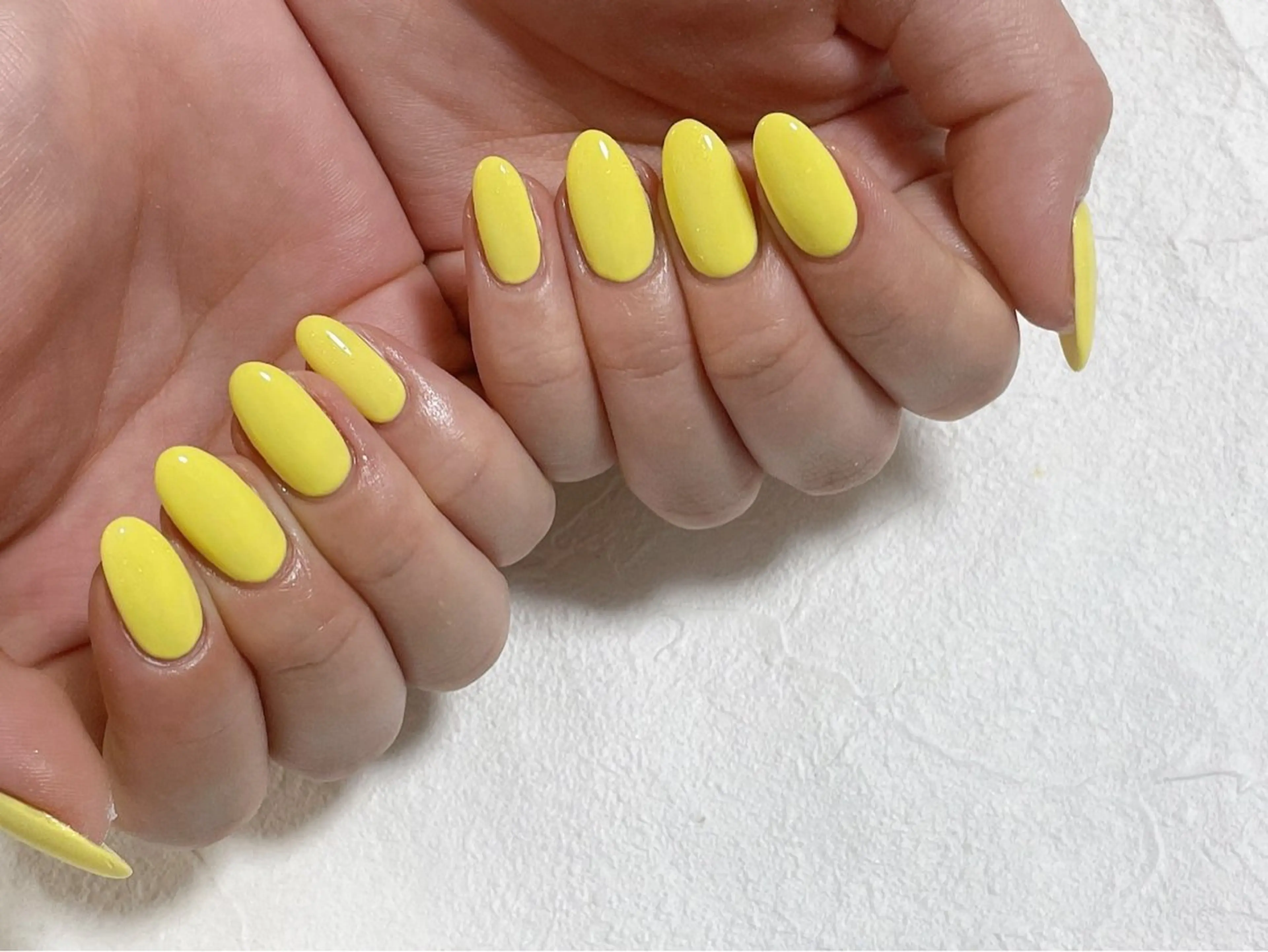 ネイル 黄色 kikinail 溝の口のネイルデザイン