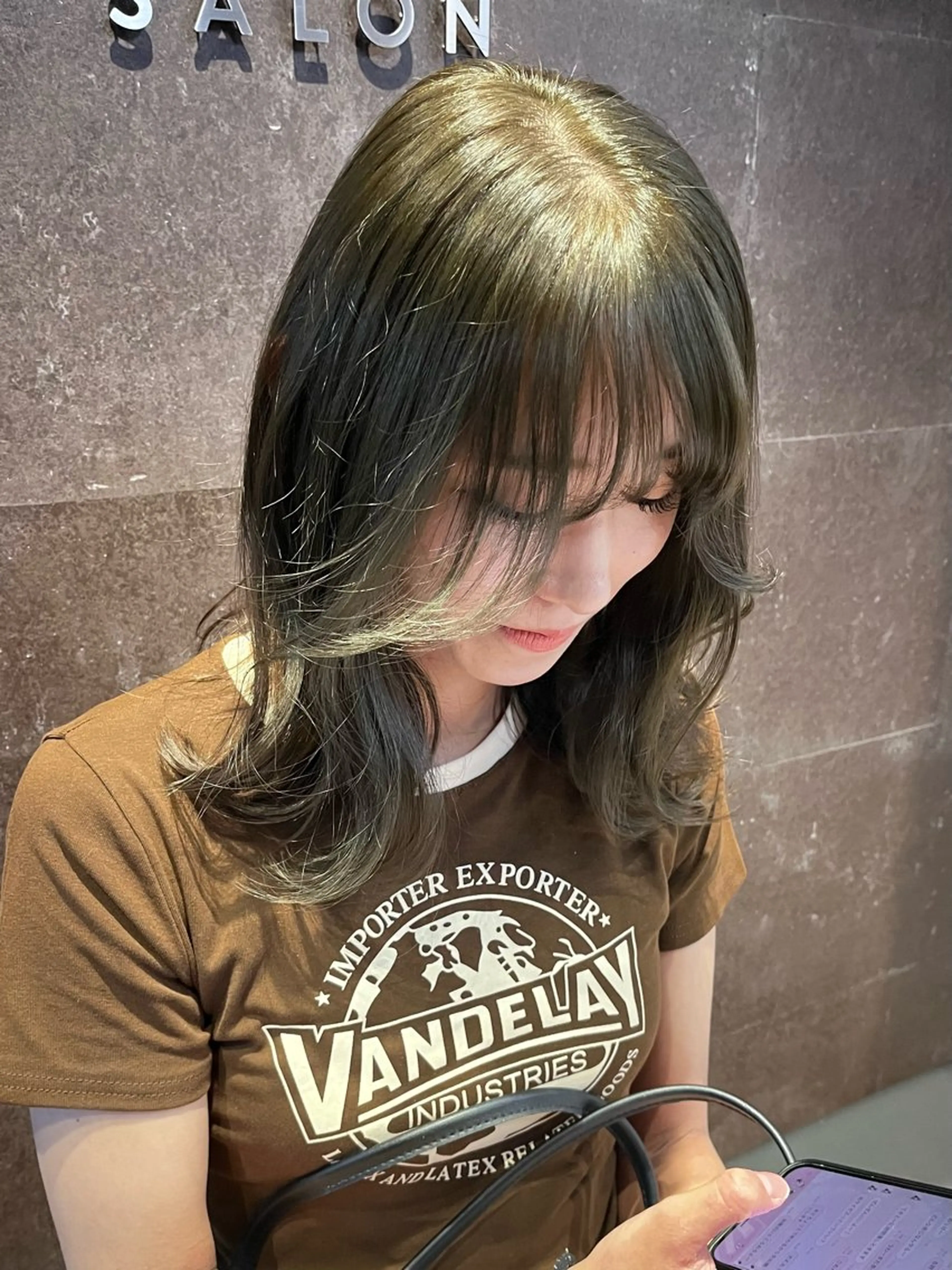 ミディアム ヘアカラー トリートメント 🦋 韓国hair 🖤 RAMのヘアスタイル