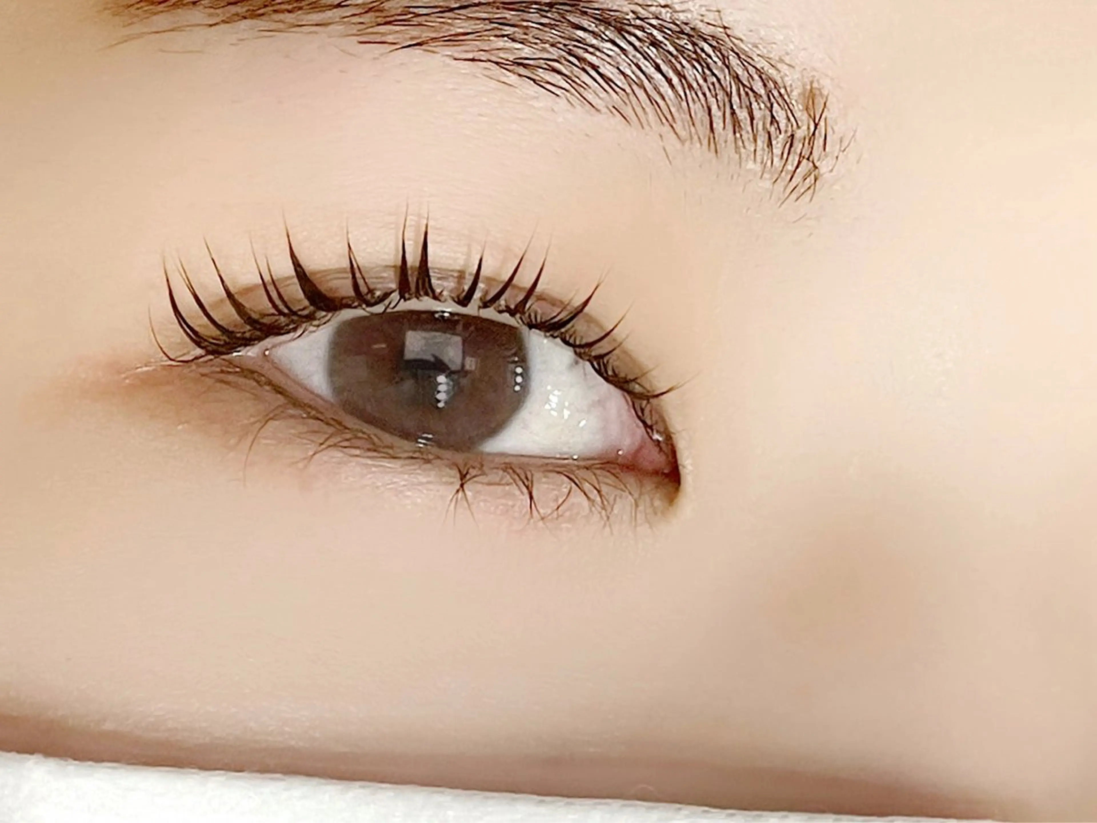 韓国式トレンド・マスカラパーマ アイシャンプー付(マスカラなど付いてる場合はメイクオフ代500円頂戴します) （現金のみの写真