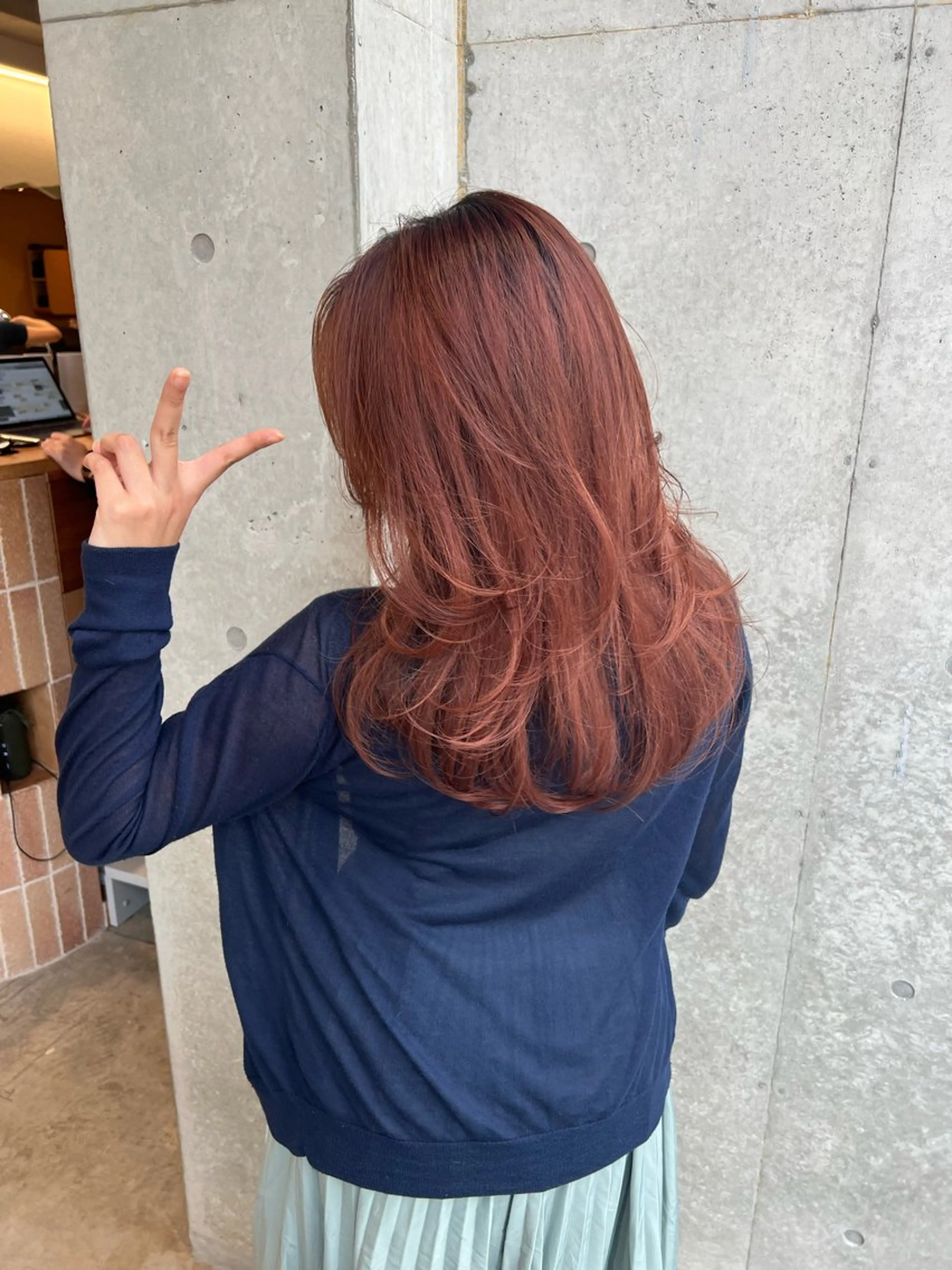 ロング ロングレイヤー レイヤーカット ロング カット 誰より丁寧なカット/ 小林輝/レイヤーのヘアスタイル