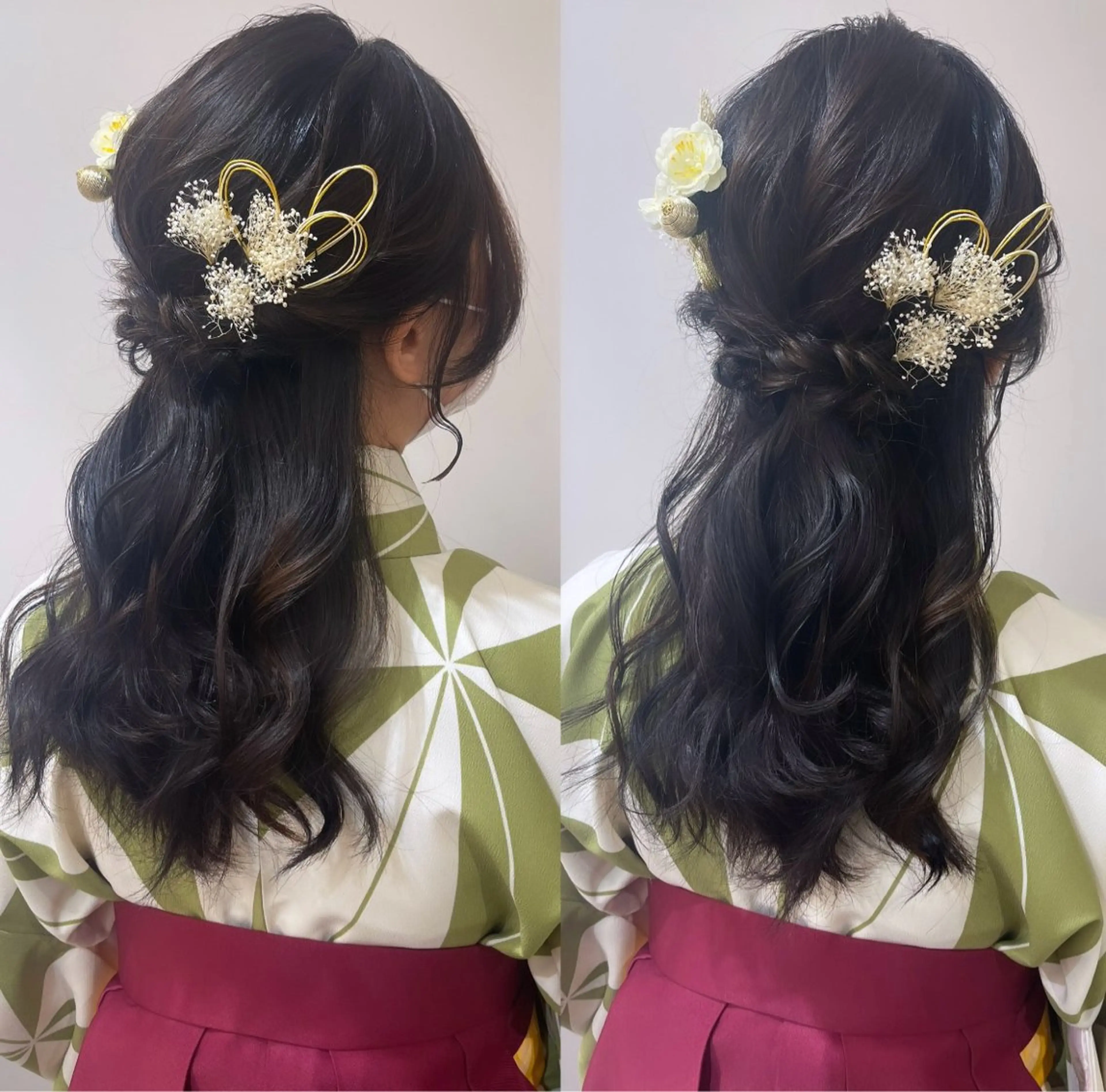 セミロング 鈴村緋女／ヘアセット ／耳ツボジュエリーのヘアスタイル