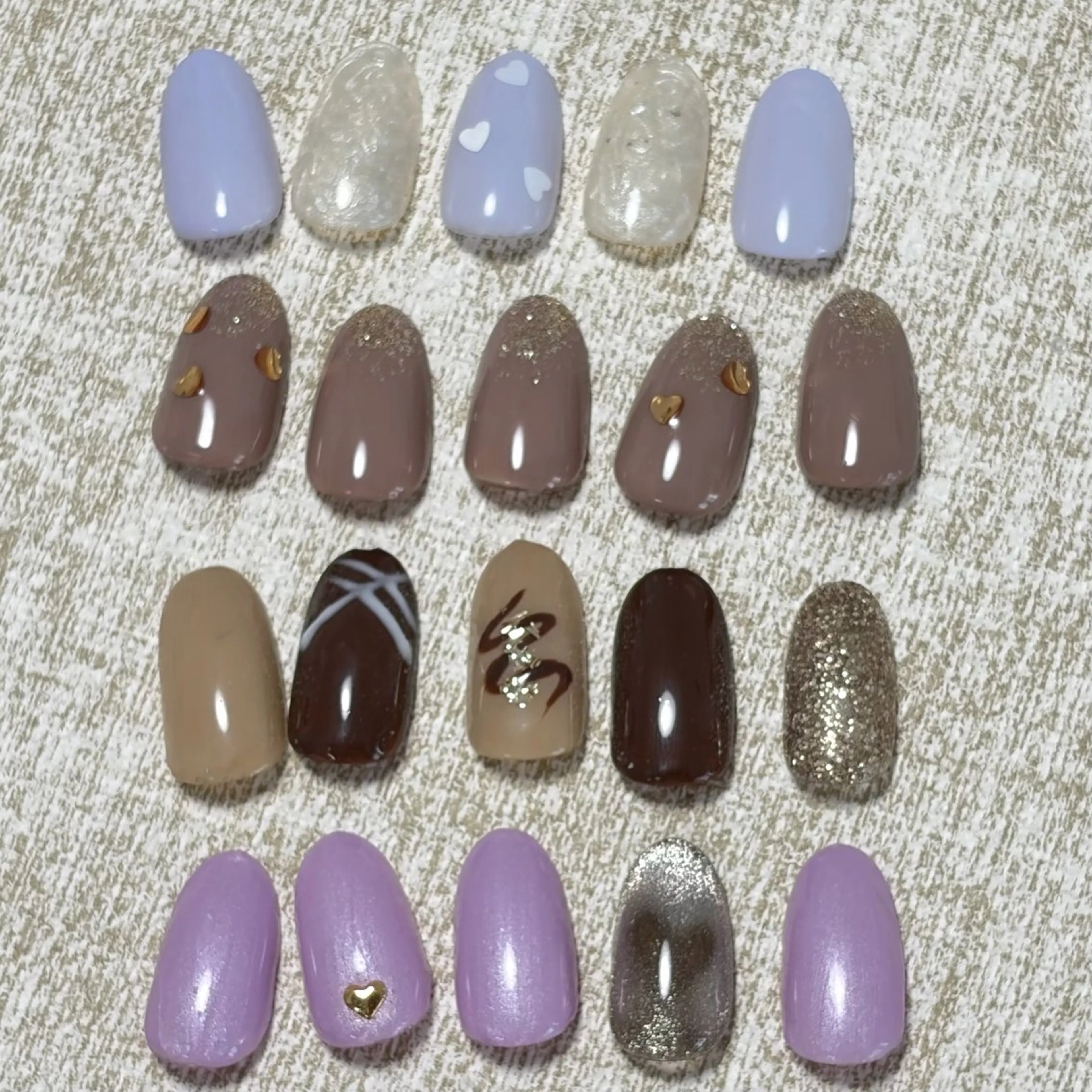 ネイル オーロラネイル 長さ出し フレンチネイル ジェルネイル ガラスフレンチ Rela・S NAILのネイルデザイン