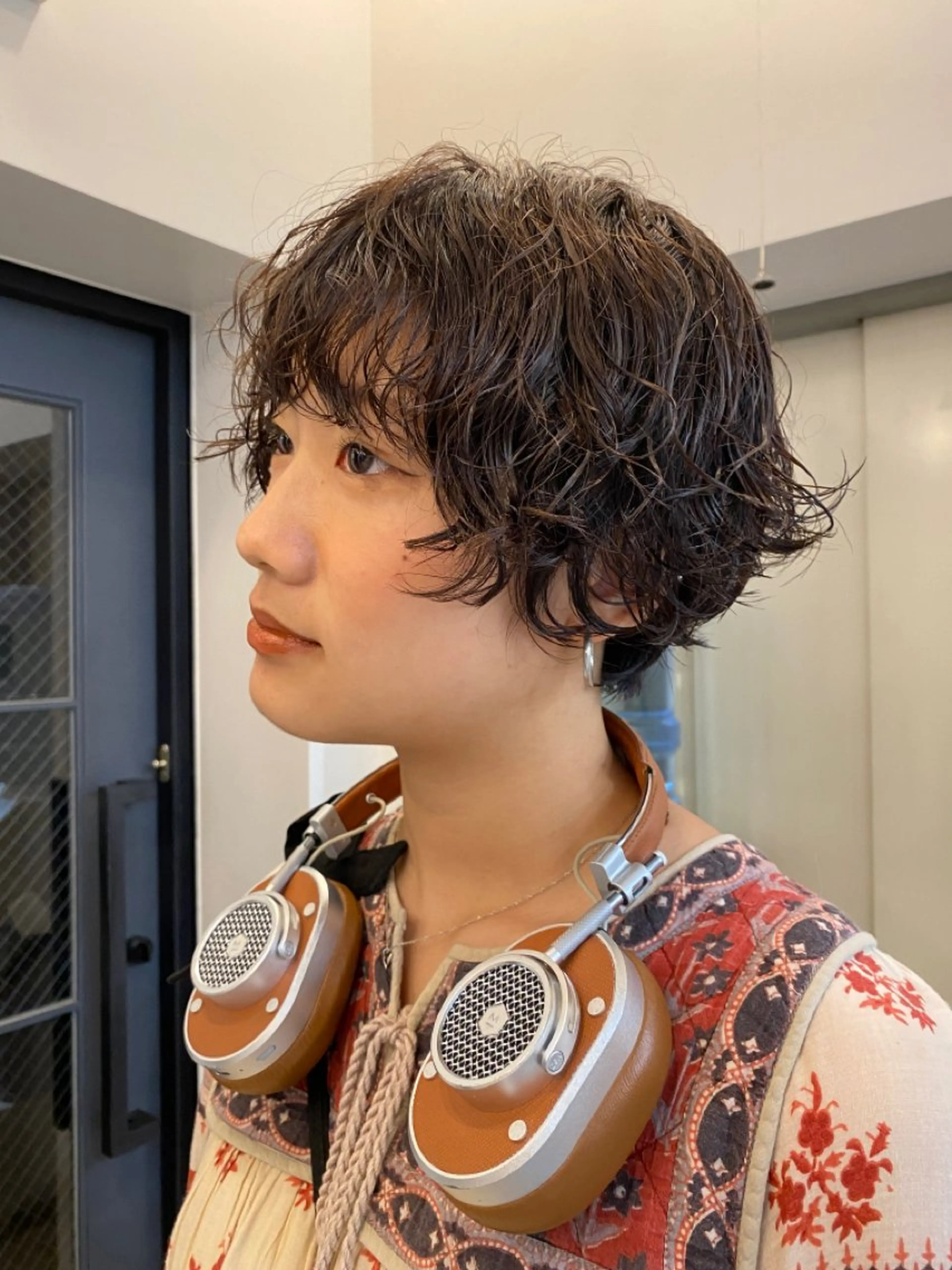 ショート パーマ ショートヘア カット パーマ ヒカル/ミディアム パーマ/ロングパーマのヘアスタイル