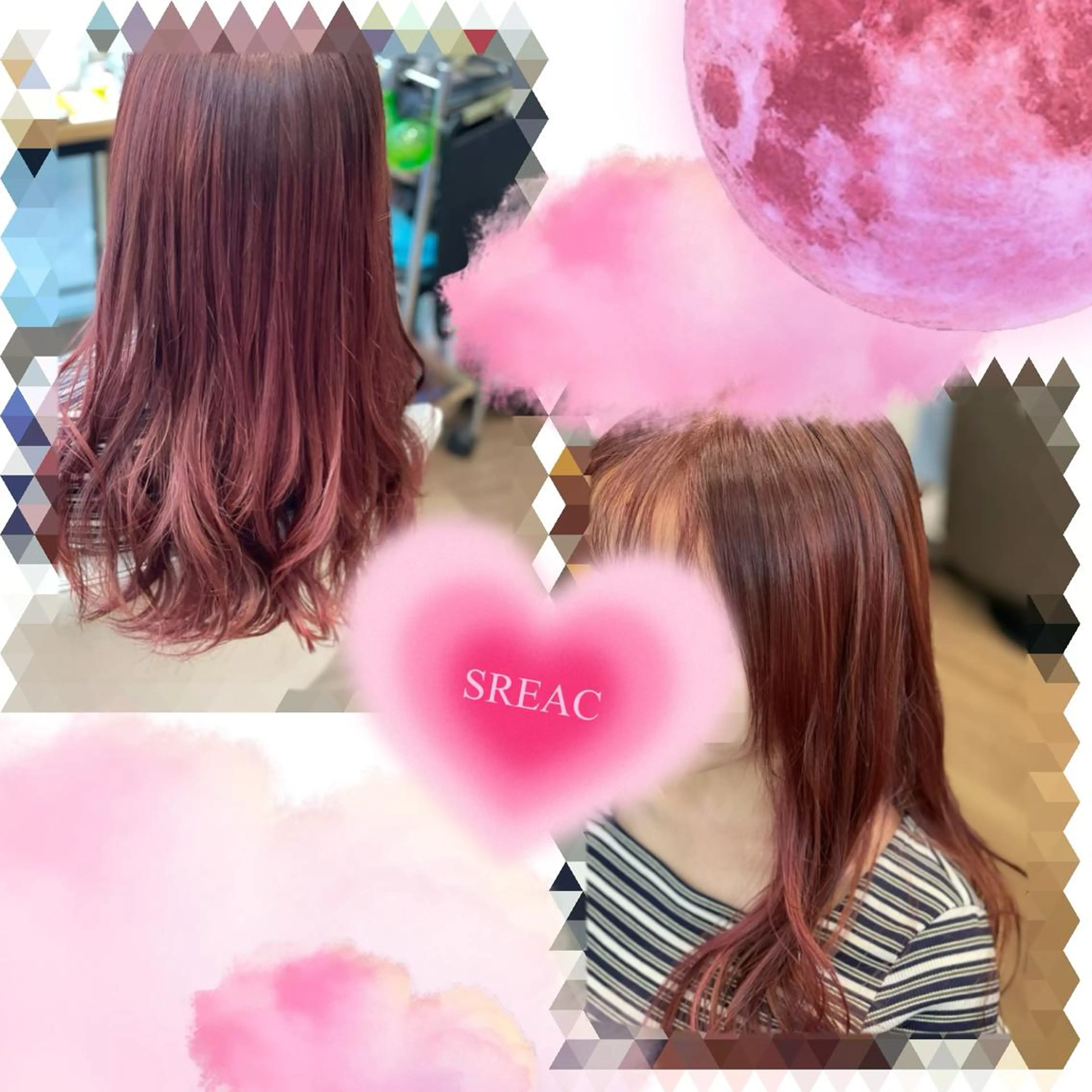 ロング カラー 菊地 あやかのヘアスタイル