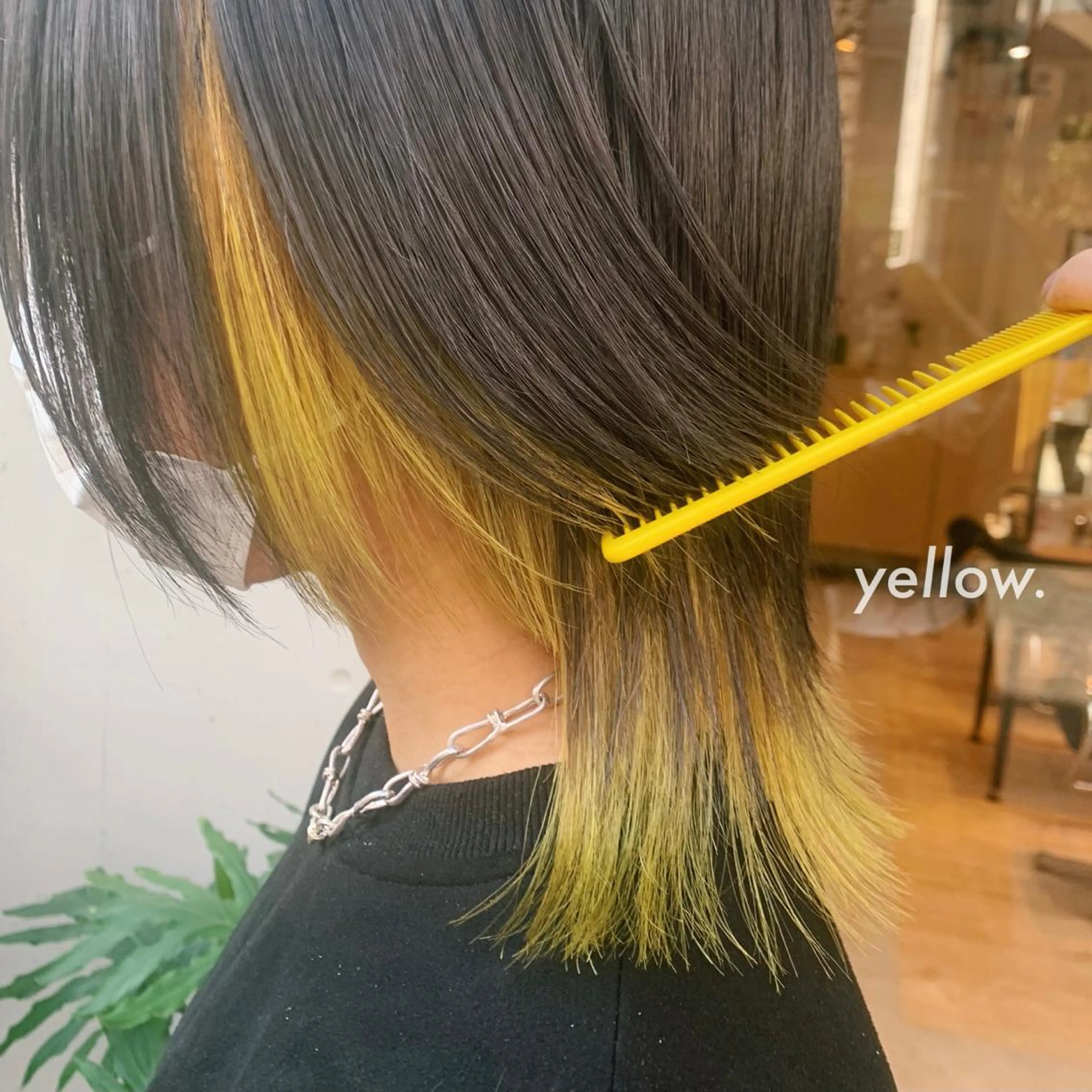 セミロング カラー RINA🧤 デザインとボブのヘアスタイル